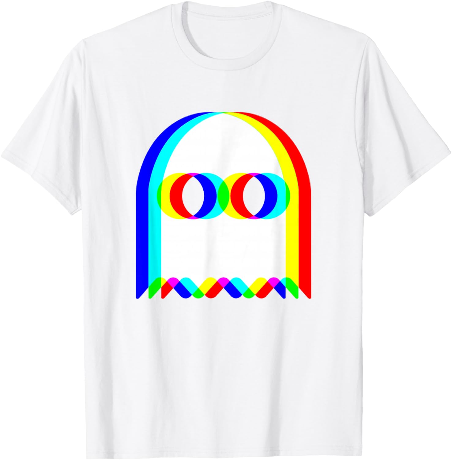 Funny Trippy Ghost Halloween T-Shirt for EDM Rave Party Fun - 27