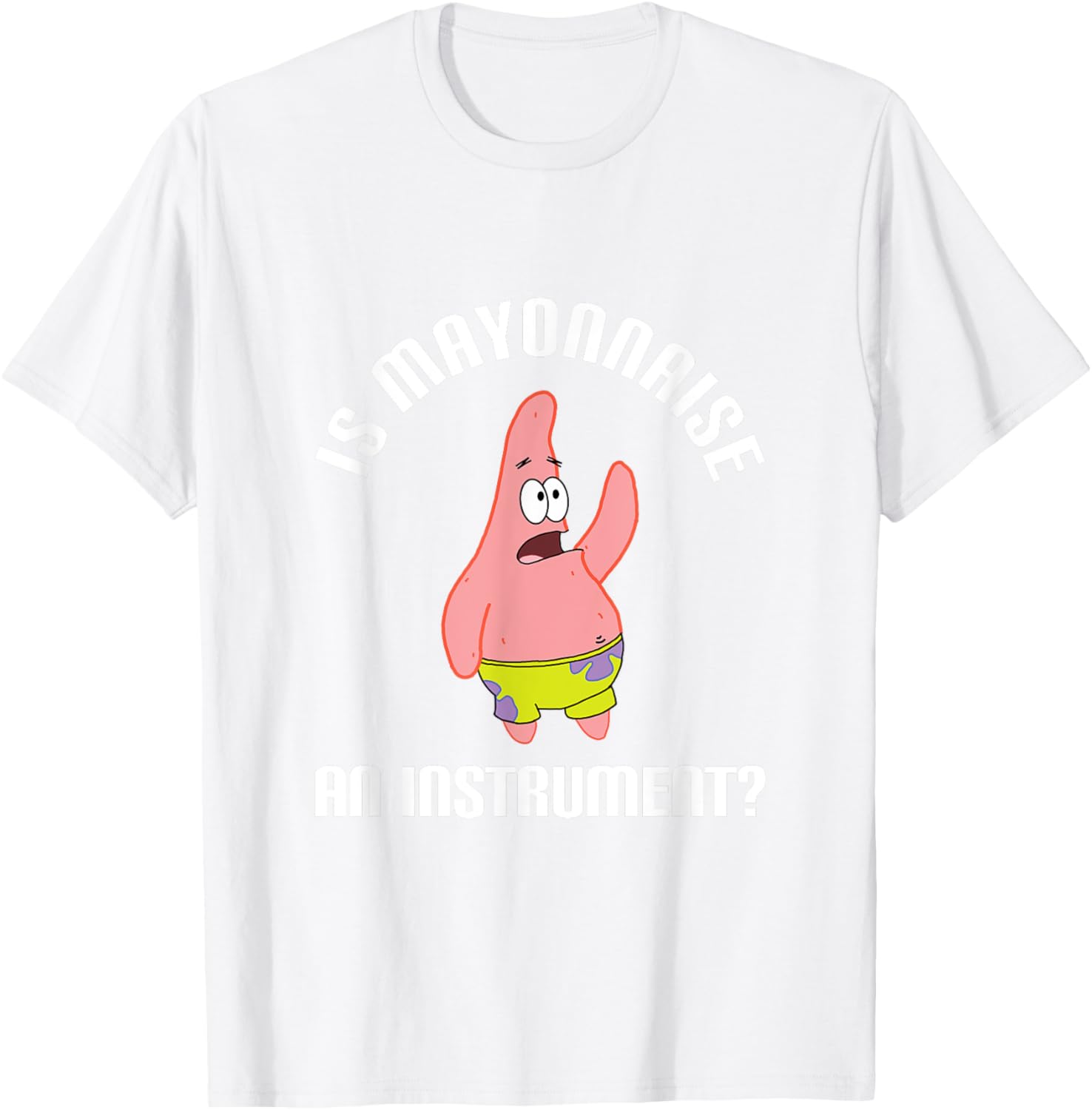 Mademark SpongeBob SquarePants Mayonnaise Instrument T-Shirt for Fans - 7