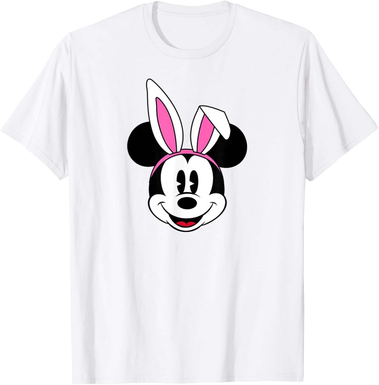 Mickey Mouse Easter Bunny Ears T-Shirt for Fun Spring Style - 1