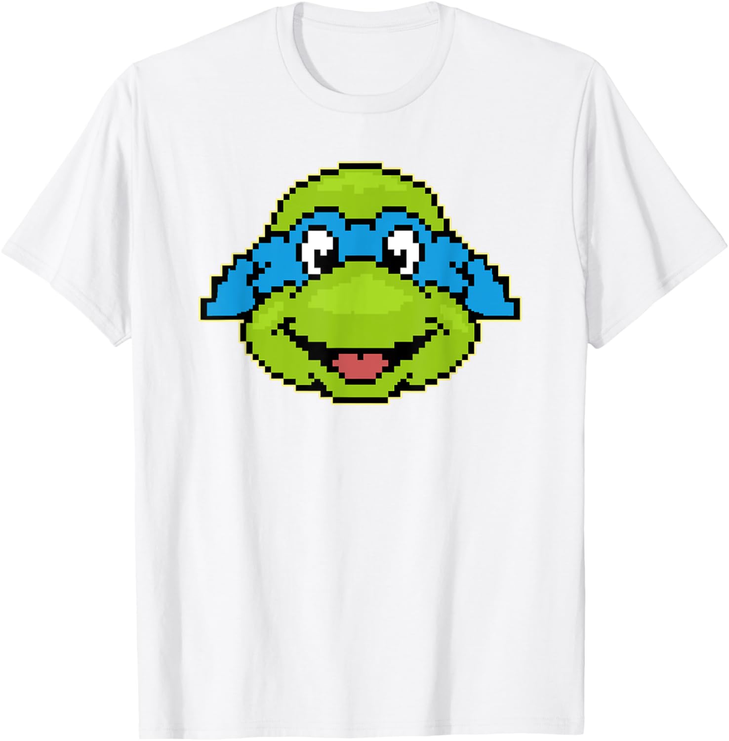 Mademark Teenage Mutant Ninja Turtles Leonardo Pixel Style T-Shirt - 5