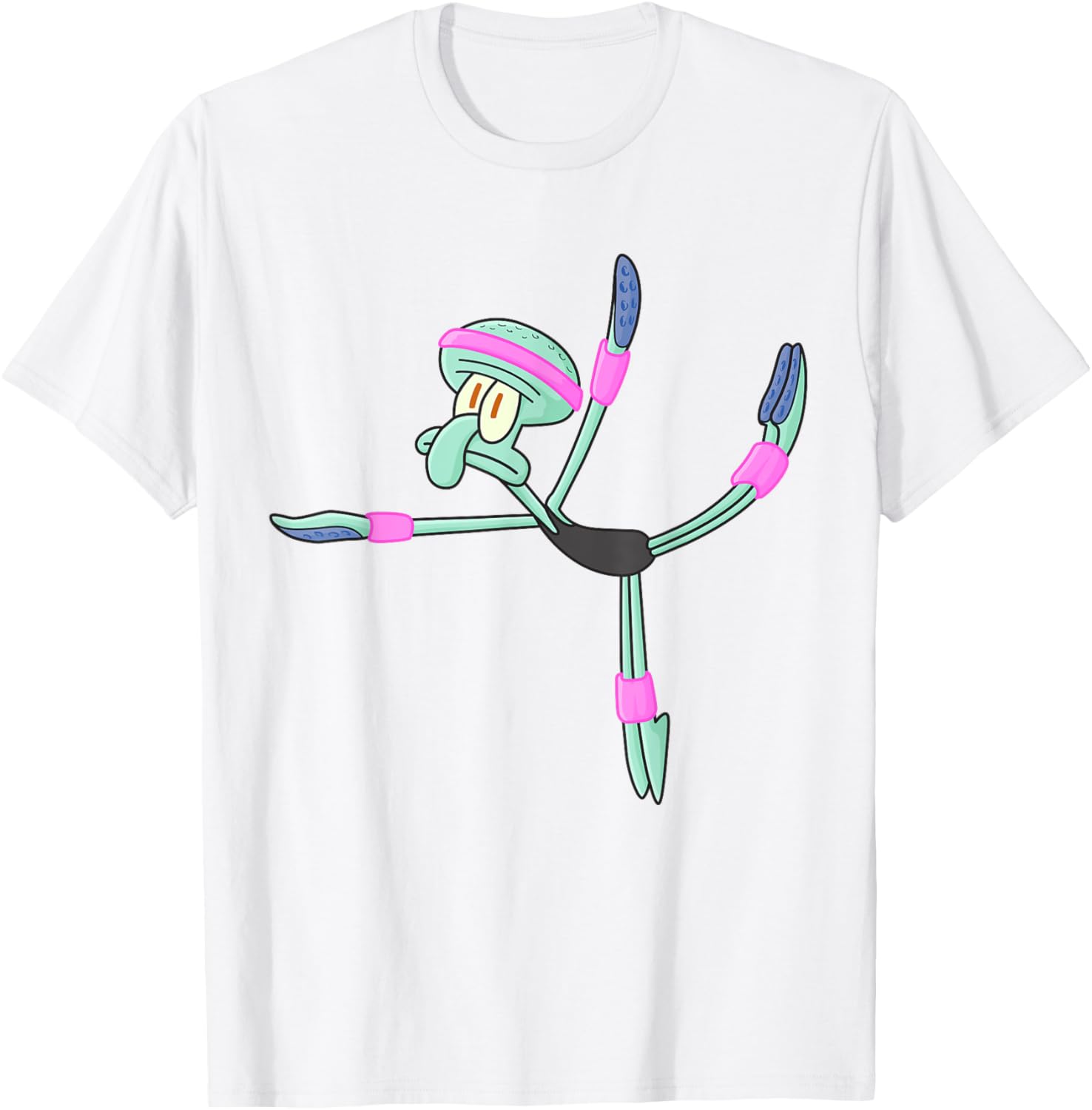 Mademark SpongeBob Squidward Ballerina T-Shirt for Fun Fashion Lovers - 10