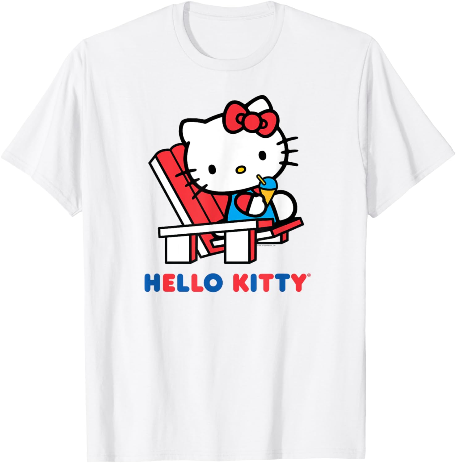 Hello Kitty Snow Cone Summer T-Shirt for Men, Women, Girls, and Kids - 13