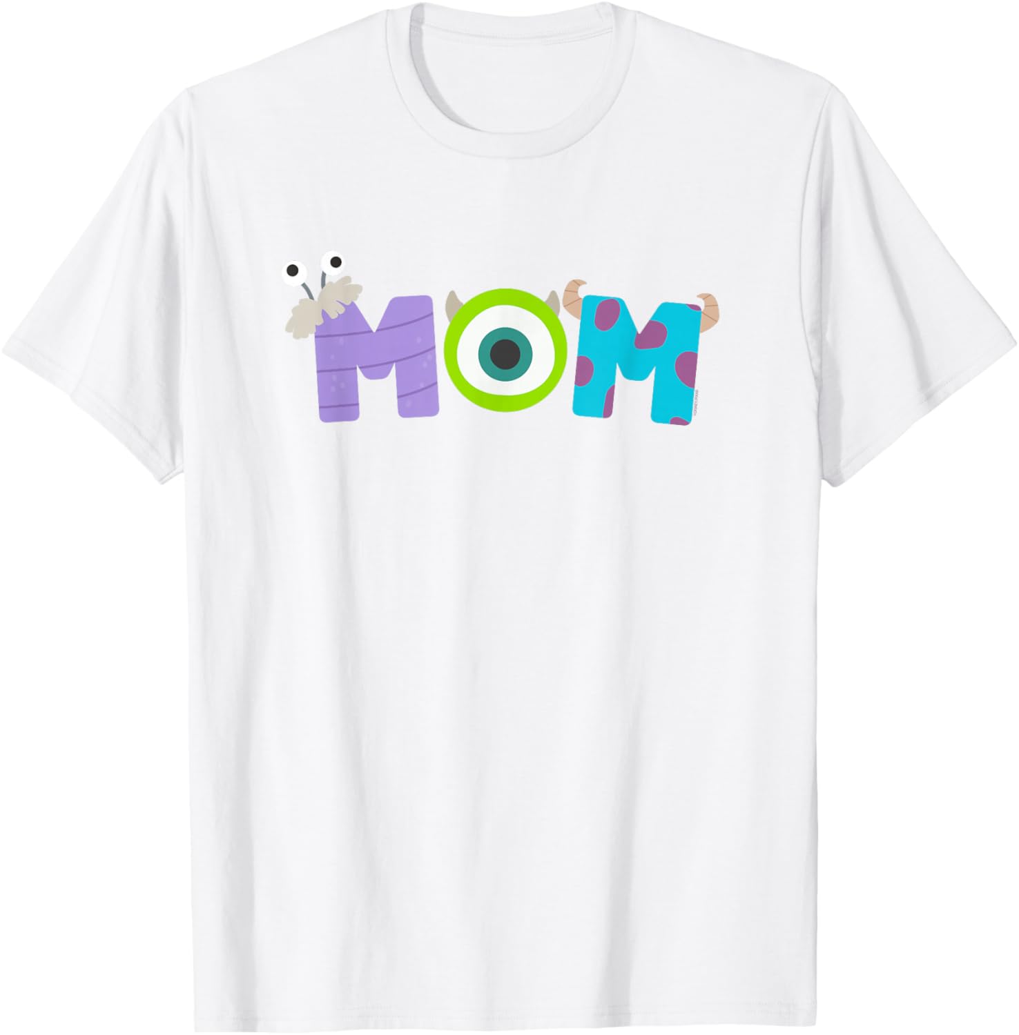 Monsters Inc Mom T-Shirt for Mother's Day Birthday Gift Clothing - 8