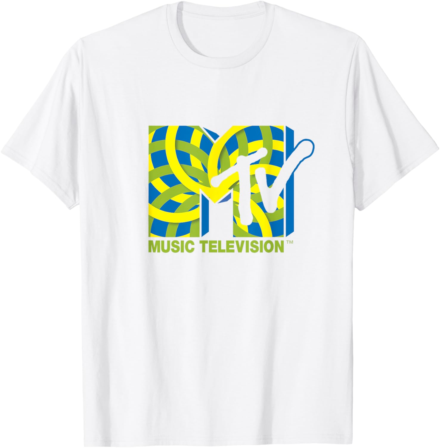 Mademark x MTV Colorful Illusion Logo T-Shirt for Trendy Style - 1