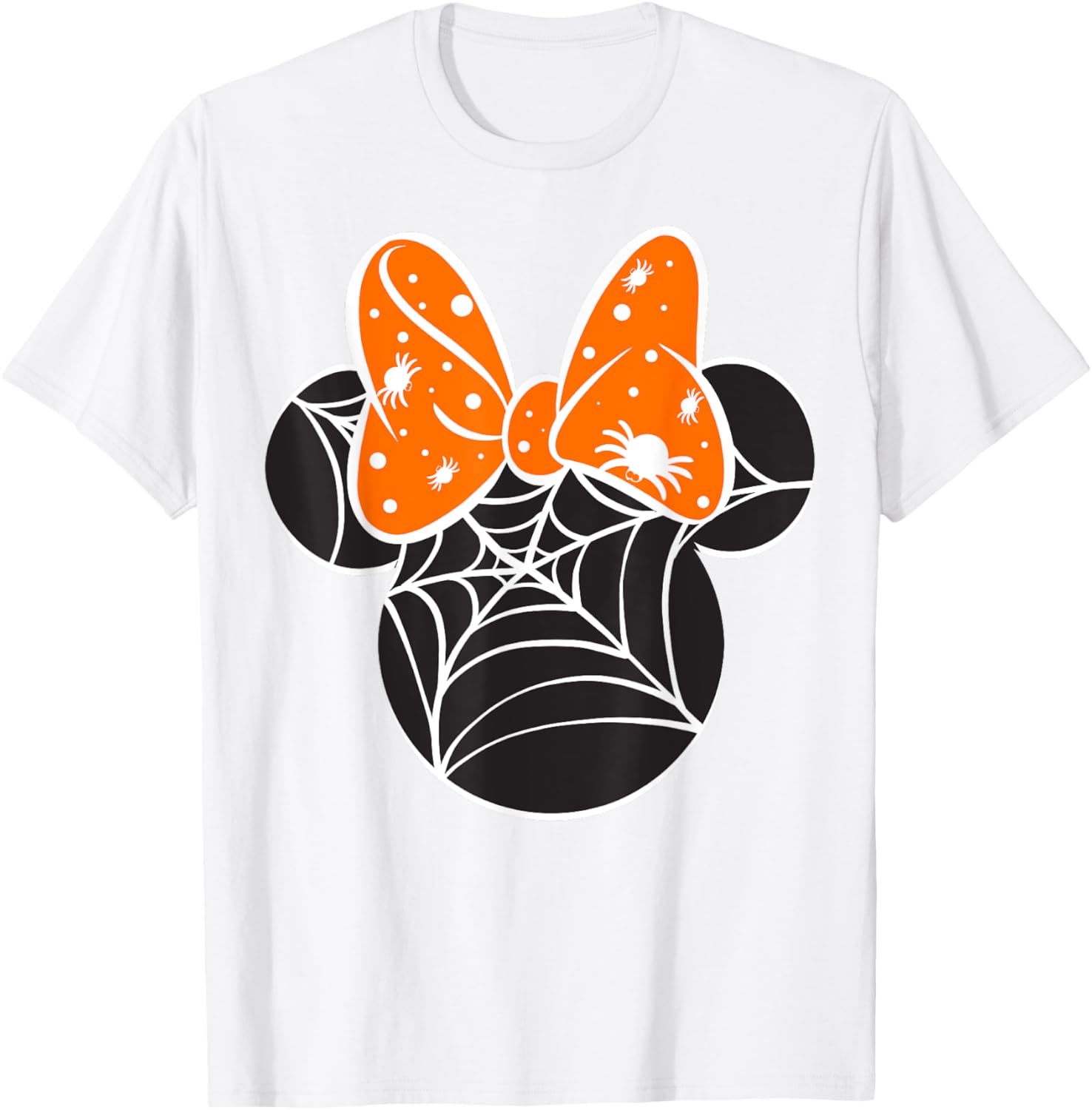 Disney Mickey and Friends Halloween Minnie Spider Web Logo T-Shirt - 9
