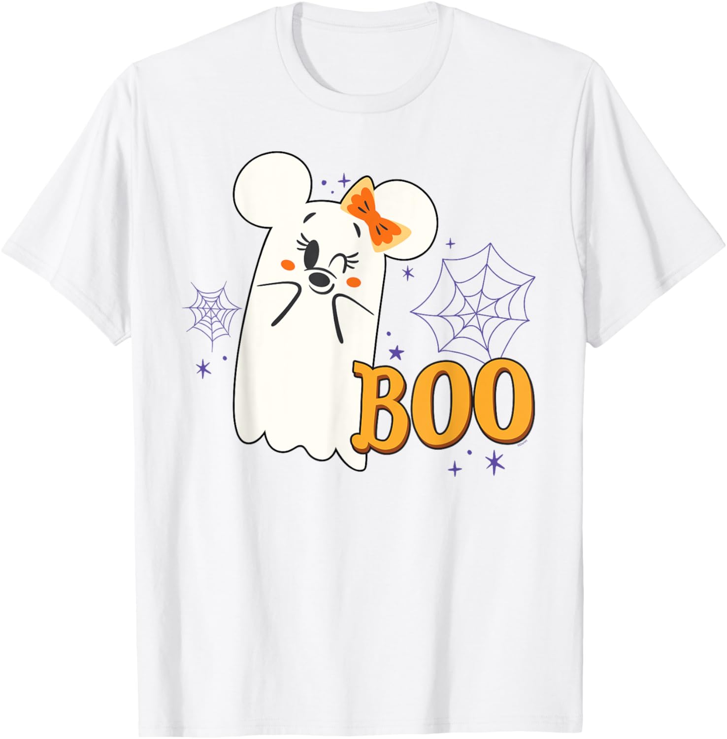 Adorable Disney Minnie Mouse Ghost Halloween T-Shirt for Kids - 11