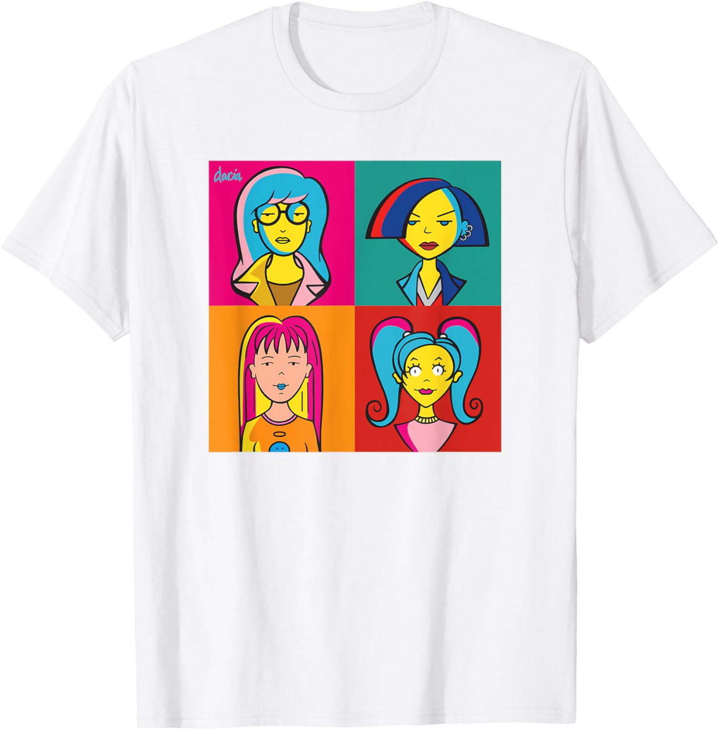 Mademark x Daria Ladies Pop Art T-Shirt - Fun Fashion for Every Occasion - 2