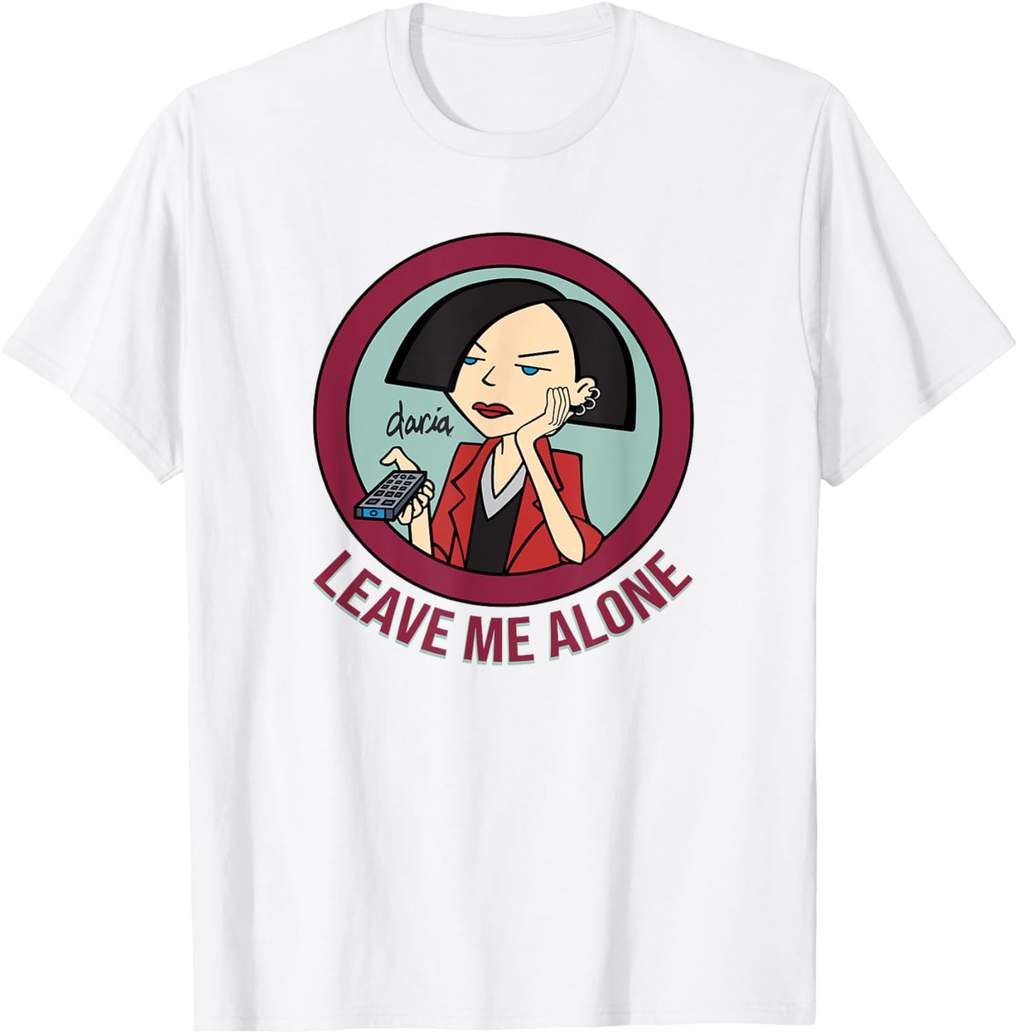 Mademark x Daria Leave Me Alone T-Shirt for Casual Cool Style - 5