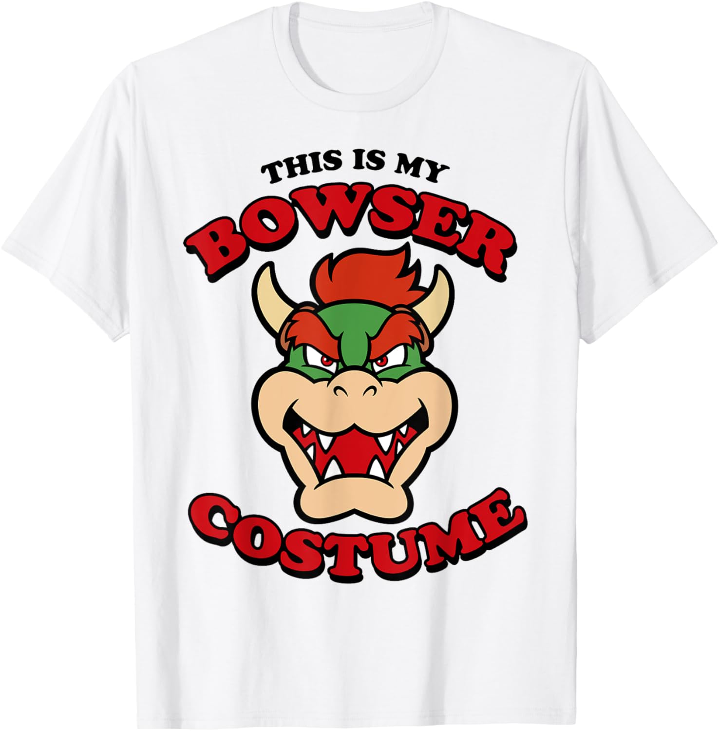 Super Mario Bowser Costume Graphic T-Shirt for Ultimate Fans - 7