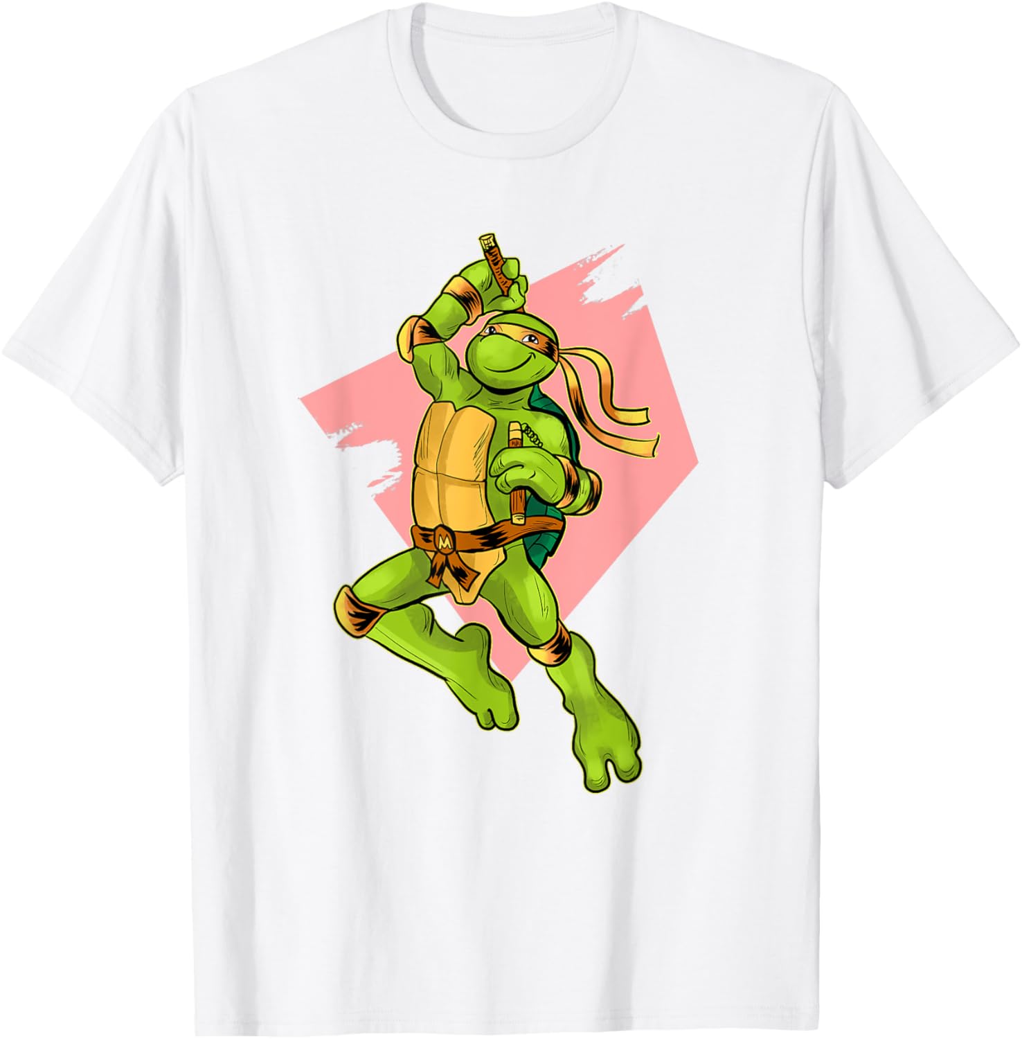 Mademark TMNT Michelangelo Fighting Stance T-Shirt for Fans and Collectors - 2