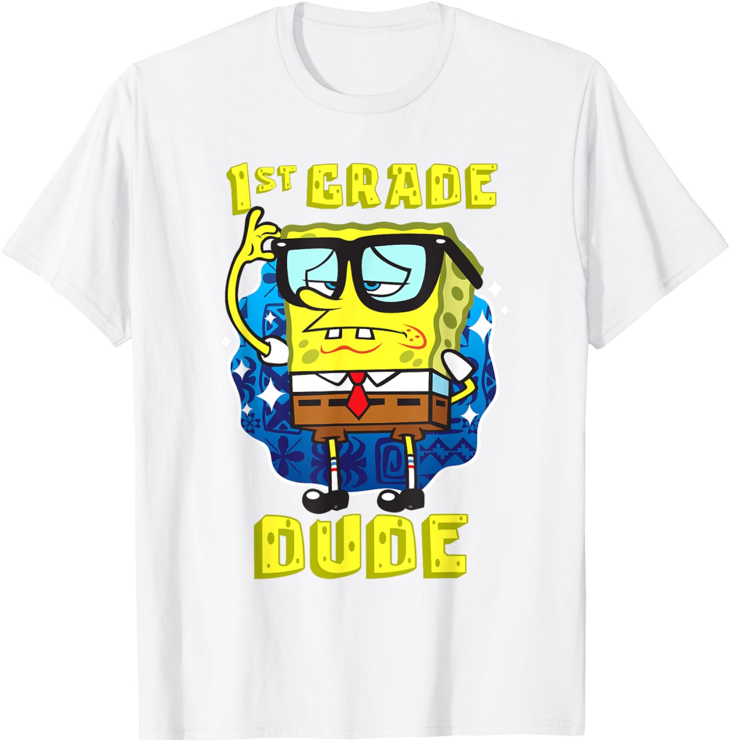 SpongeBob SquarePants 1st Grade Dude T-Shirt for Smart Kids - 6