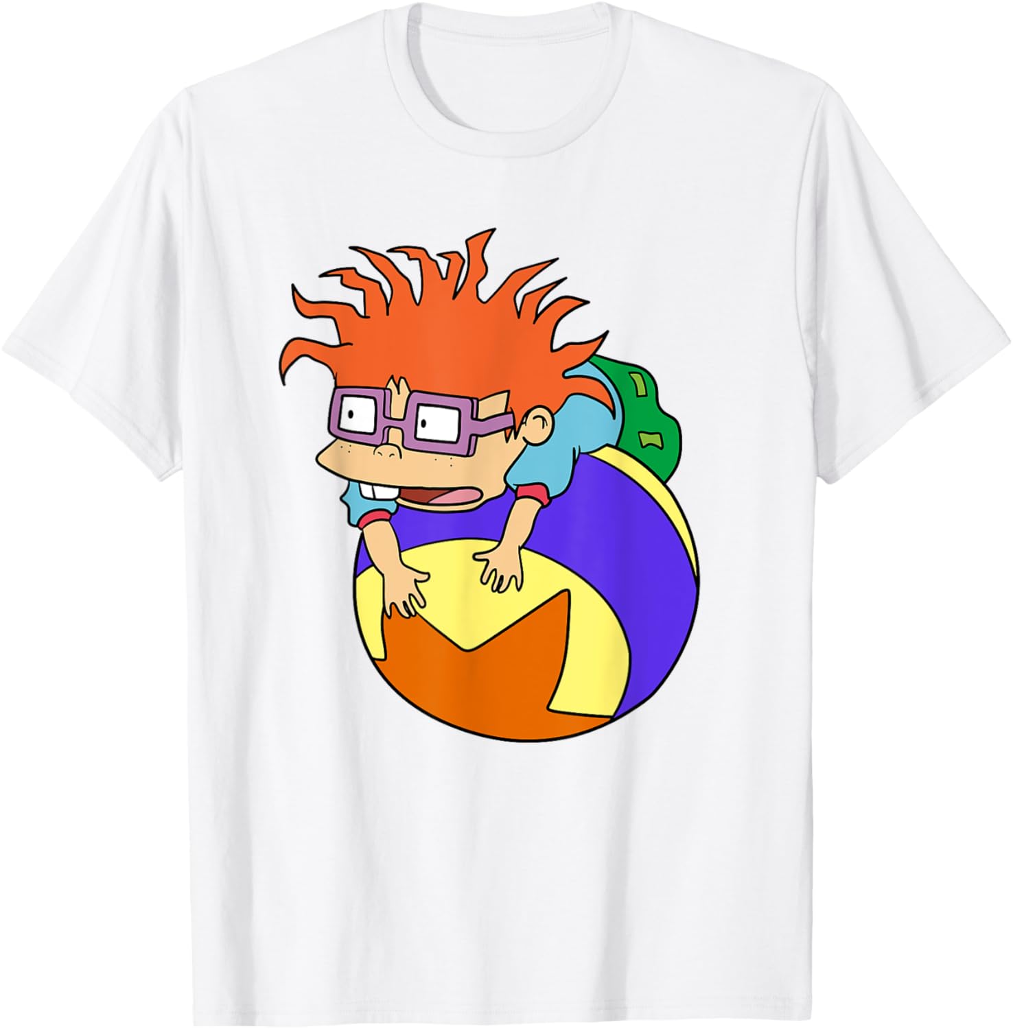 Mademark Rugrats Chuckie Finster Playing with Tommy's Ball T-Shirt - 7