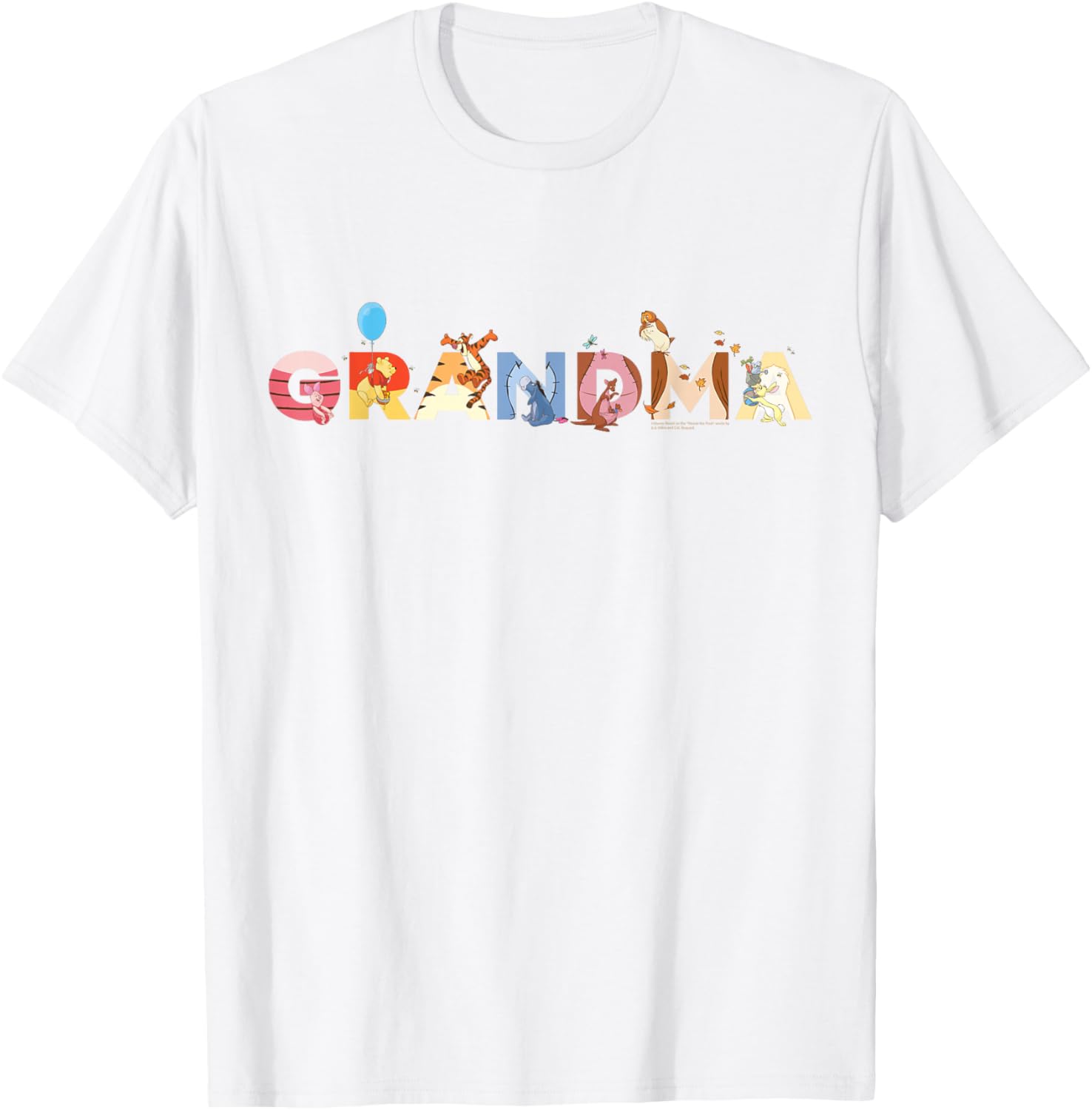 Disney Winnie the Pooh Grandma Gift Family Trip T-Shirt for Fun Adventures - 7