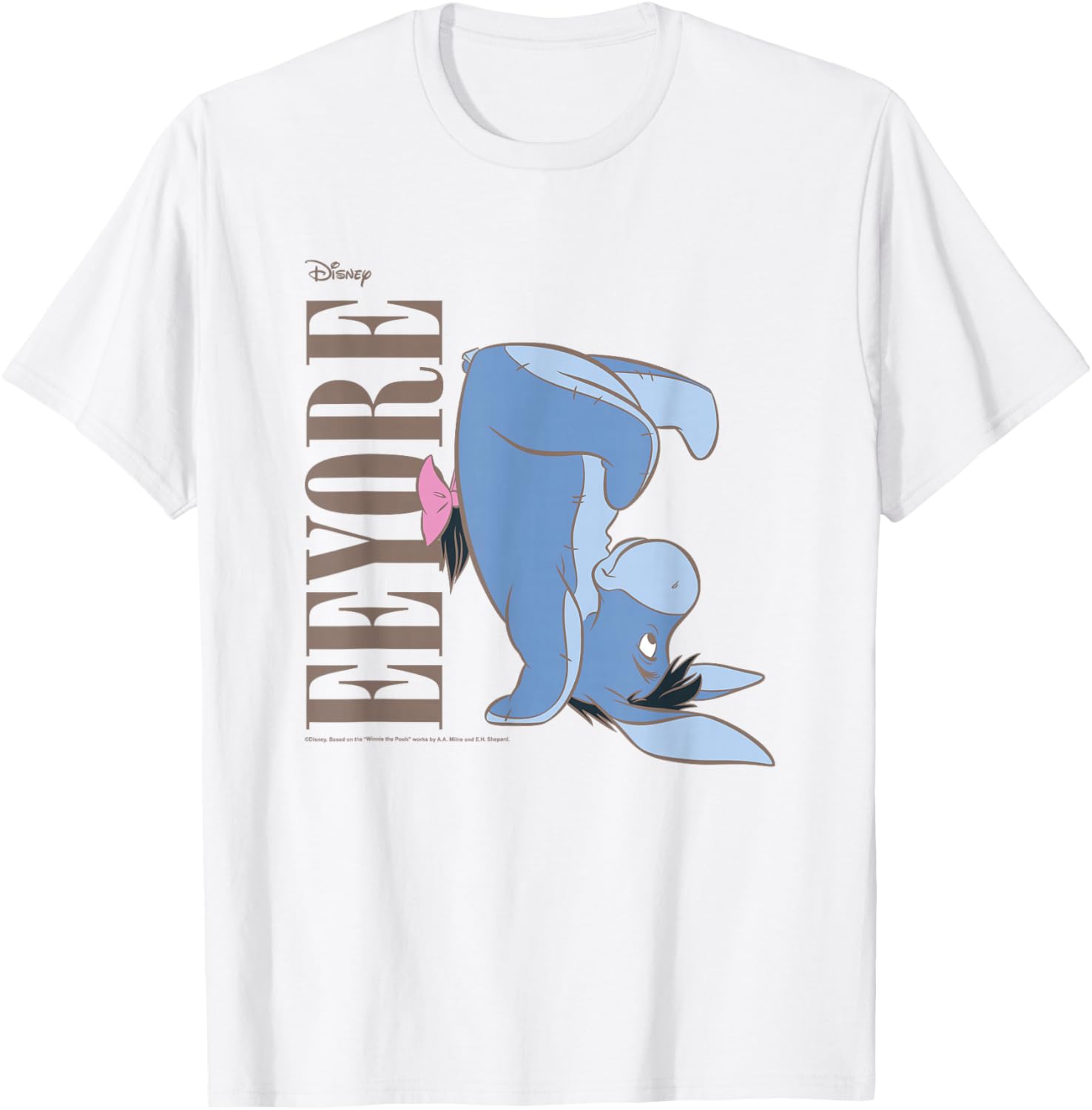 Winnie The Pooh Eeyore Upside Down T-Shirt for Fun and Cozy Style - 12