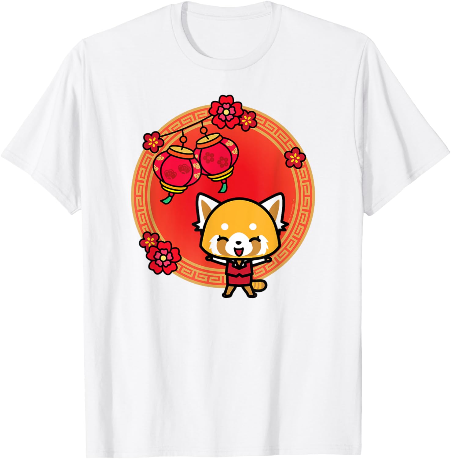 Aggretsuko Lunar New Year T-Shirt Fun Festive Design for Fans - 16