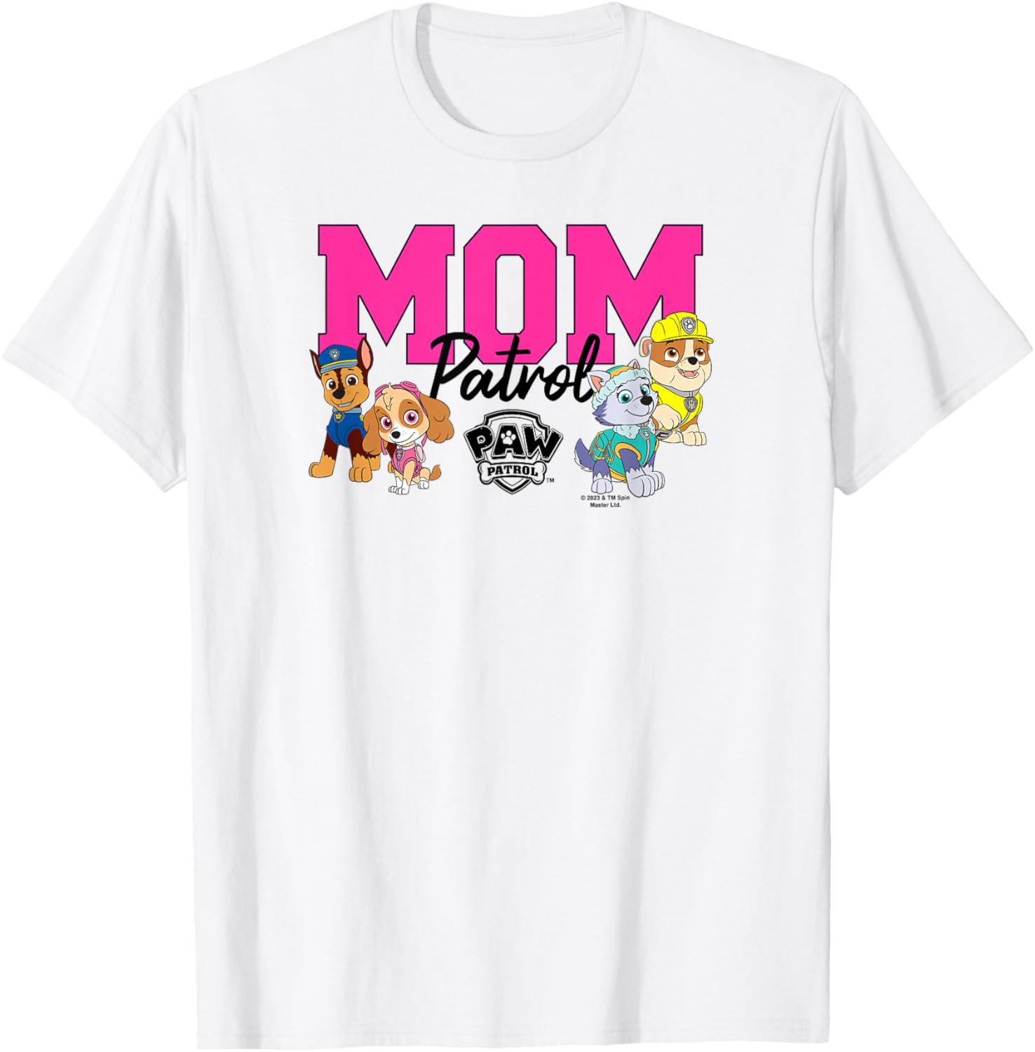 Paw Patrol Mom Patrol T-Shirt for Dog Lovers - Fun and Stylish Apparel - 3