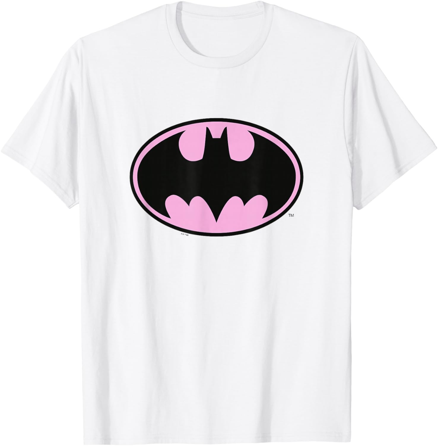 Batman Bat-Symbol T-Shirt with Pink Background - Stylish Graphic Tee - 9