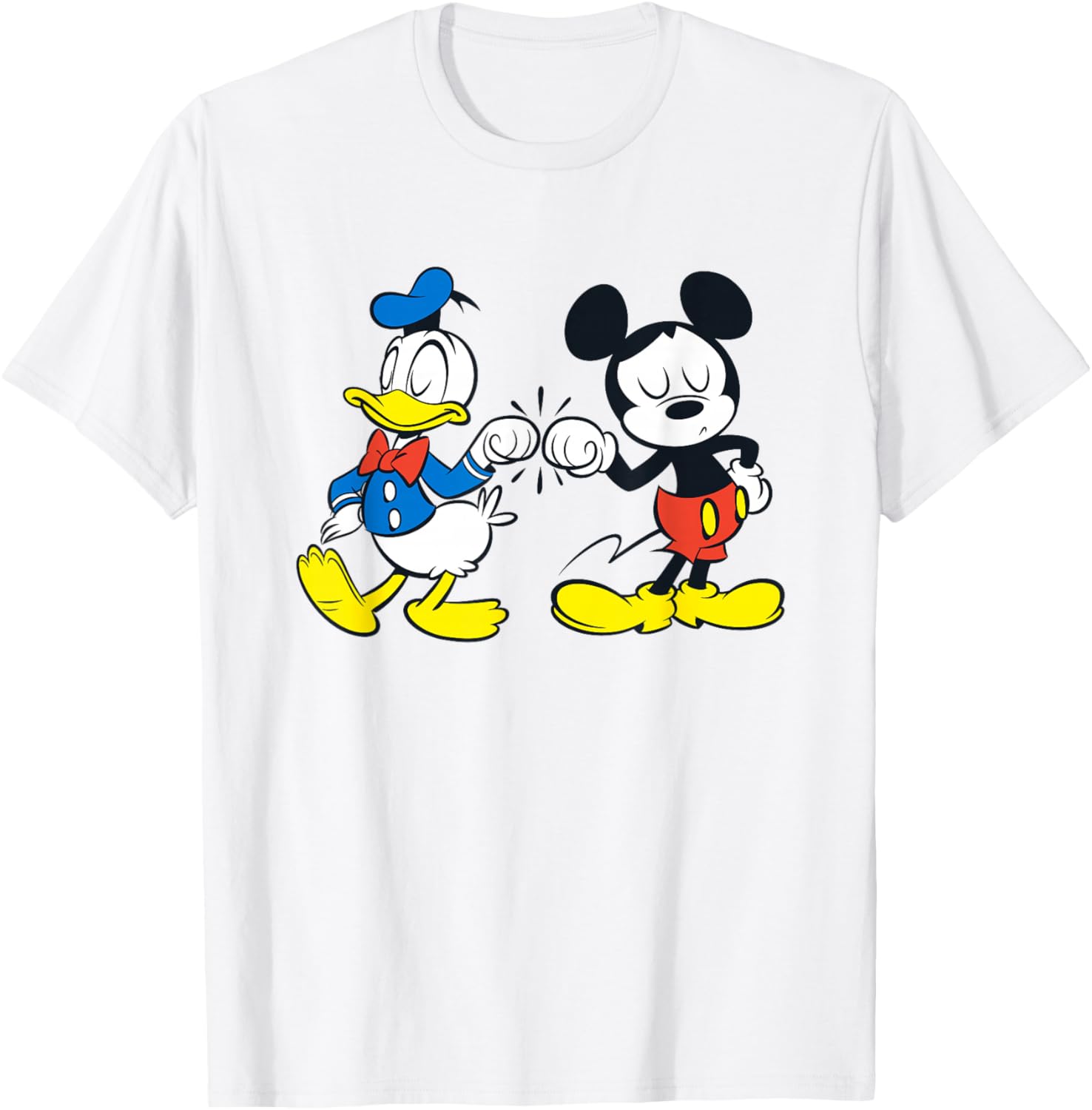 Disney Mickey Mouse and Donald Duck Best Friends T-Shirt for Fun Style - 1