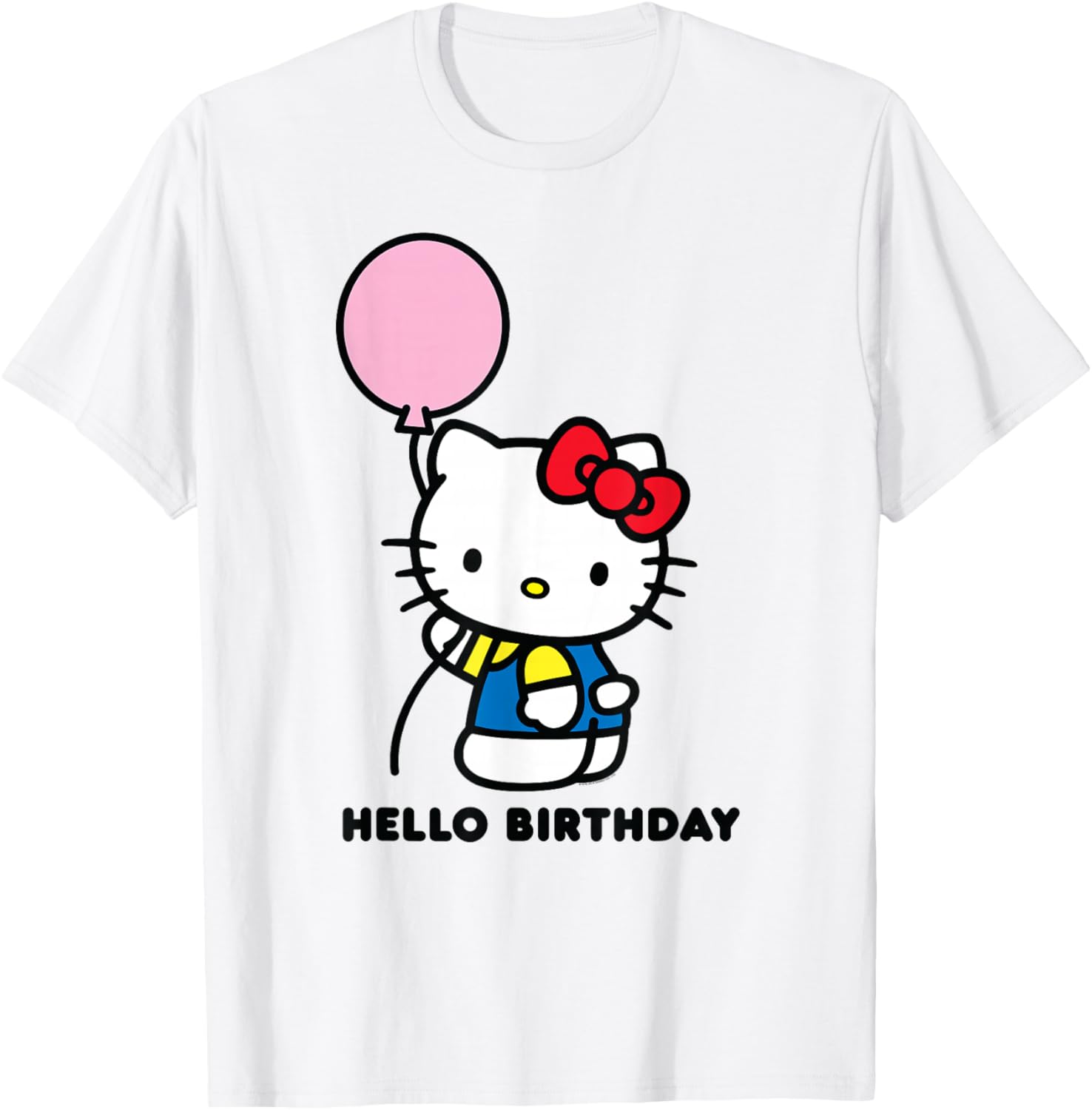 Adorable Hello Kitty Birthday T-Shirt Perfect for Celebrating Special Moments - 16