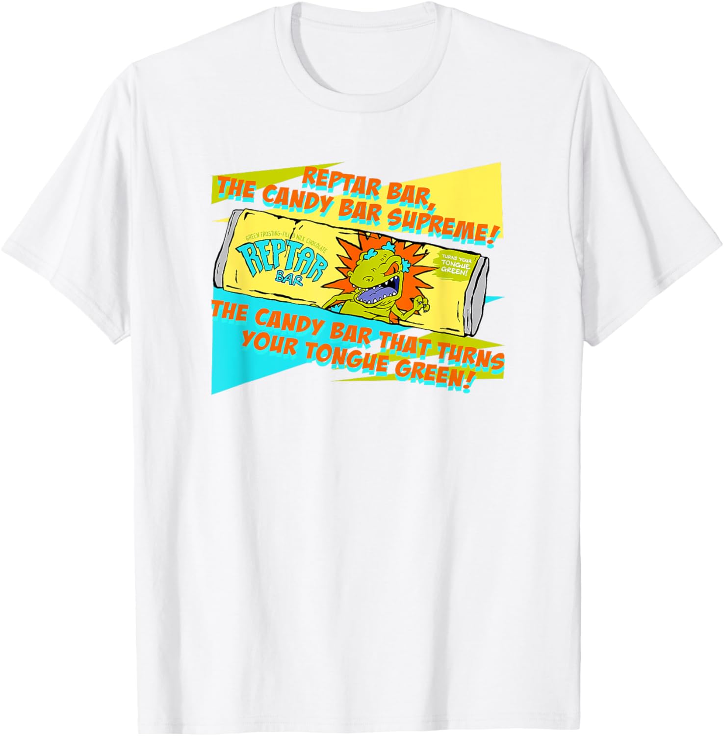 Mademark Rugrats Reptar Bar Candy T-Shirt Fun Retro Kids Apparel - 2