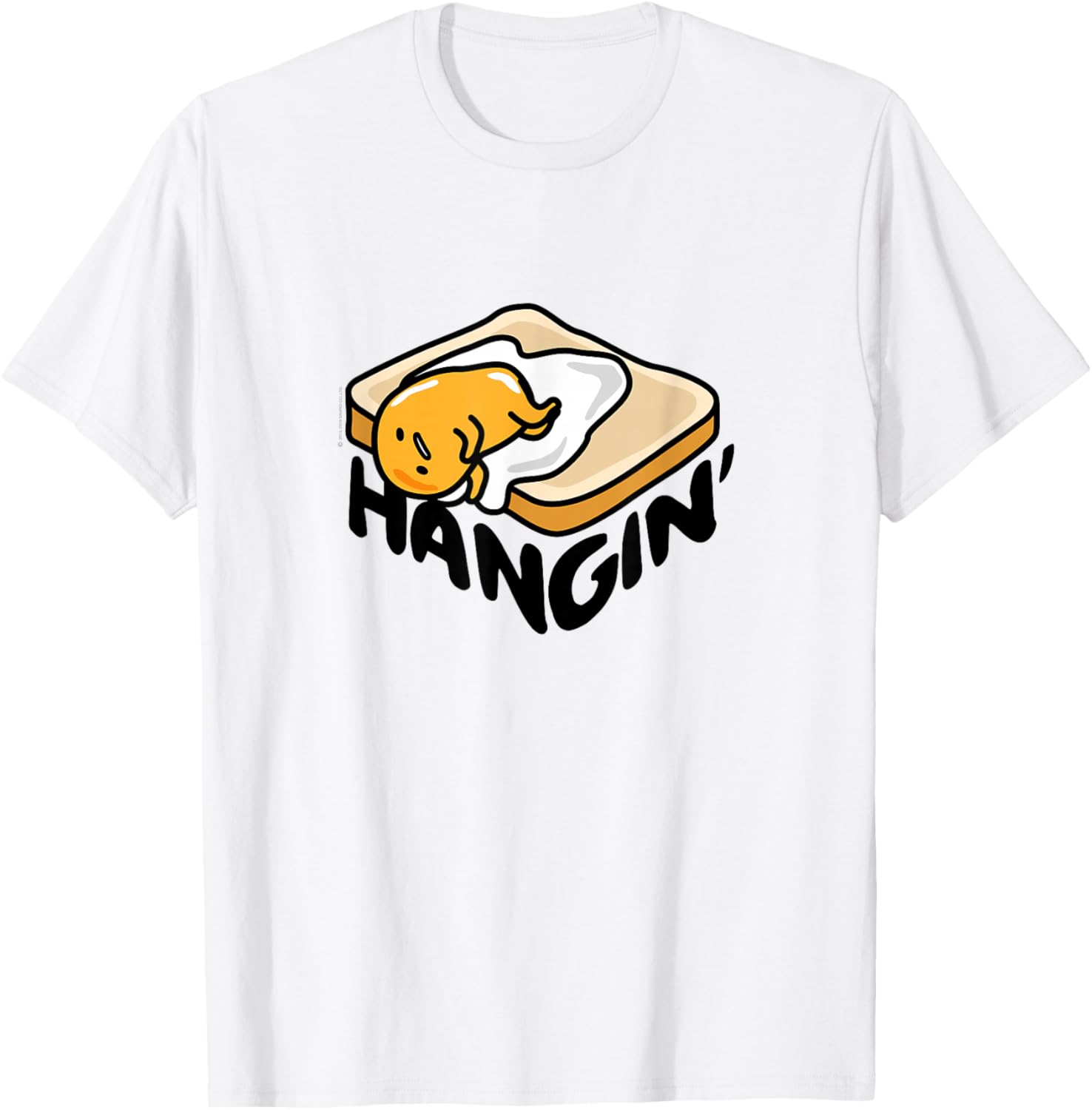 Gudetama Lazy Egg Hanging T-Shirt Cute Japanese Apparel for Fans - 3