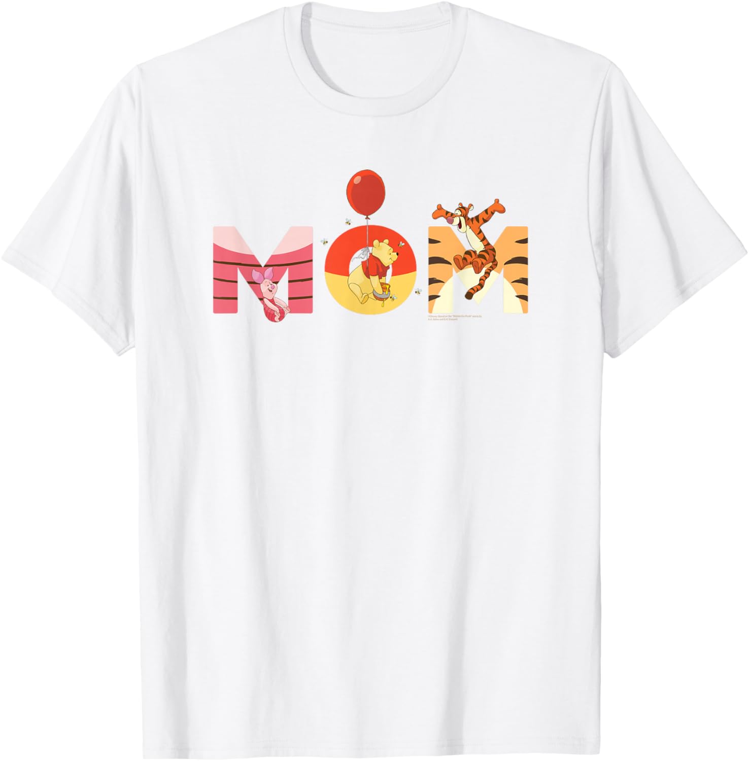Disney Winnie the Pooh Mother's Day T-Shirt for Moms Birthday Gift - 12