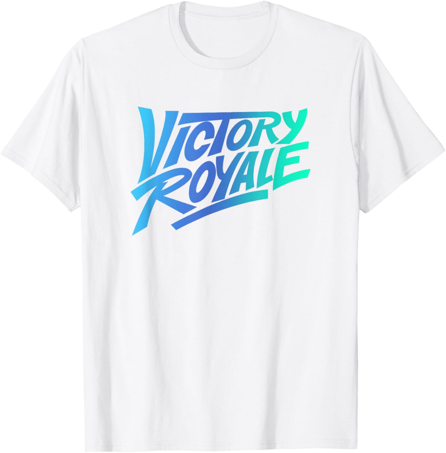 Fortnite Victory Royale Gradient Logo T-Shirt for Gamers and Fans - 2