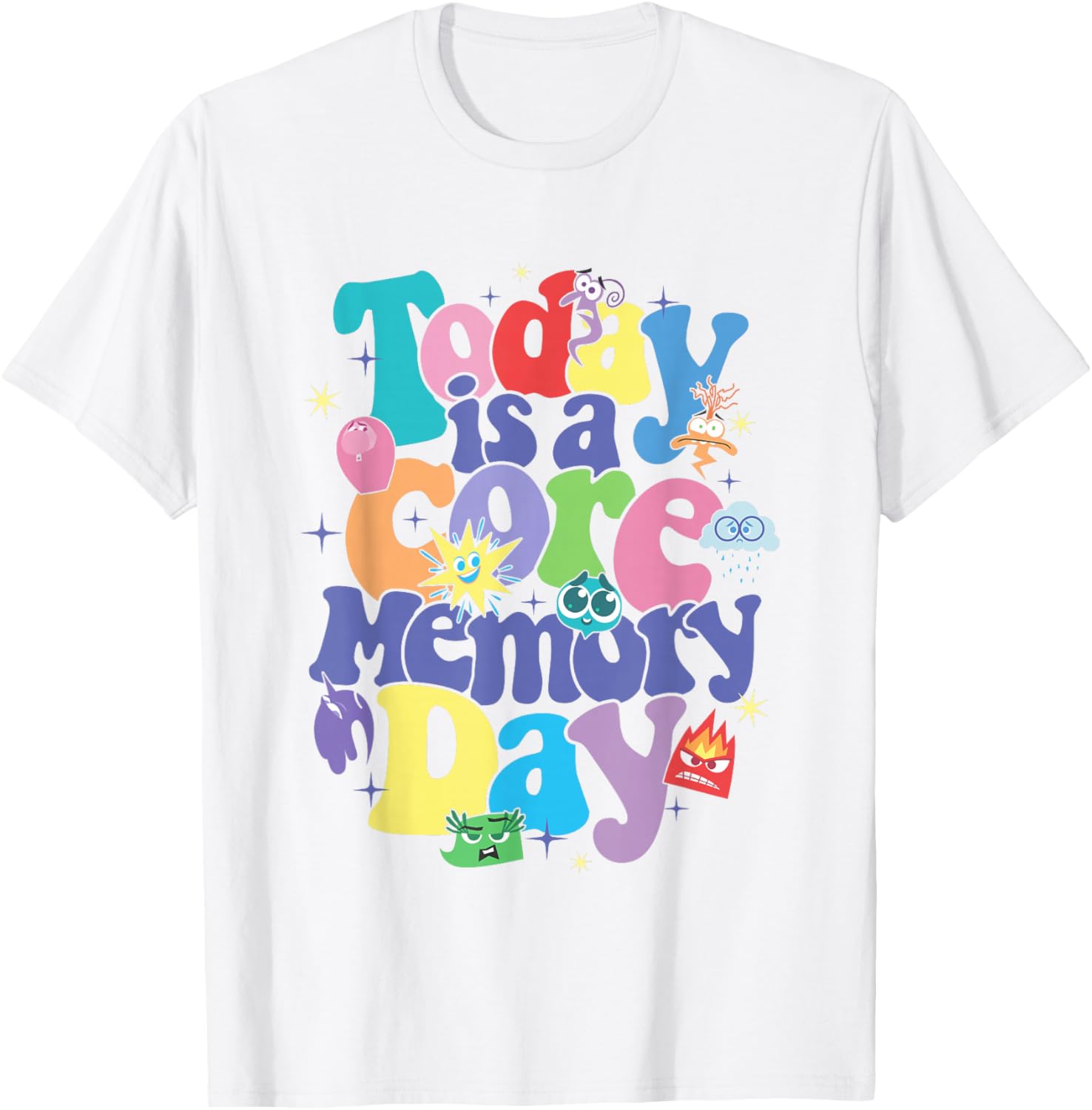 Disney Pixar Inside Out 2 Core Memory Day T-Shirt for All Ages - 2