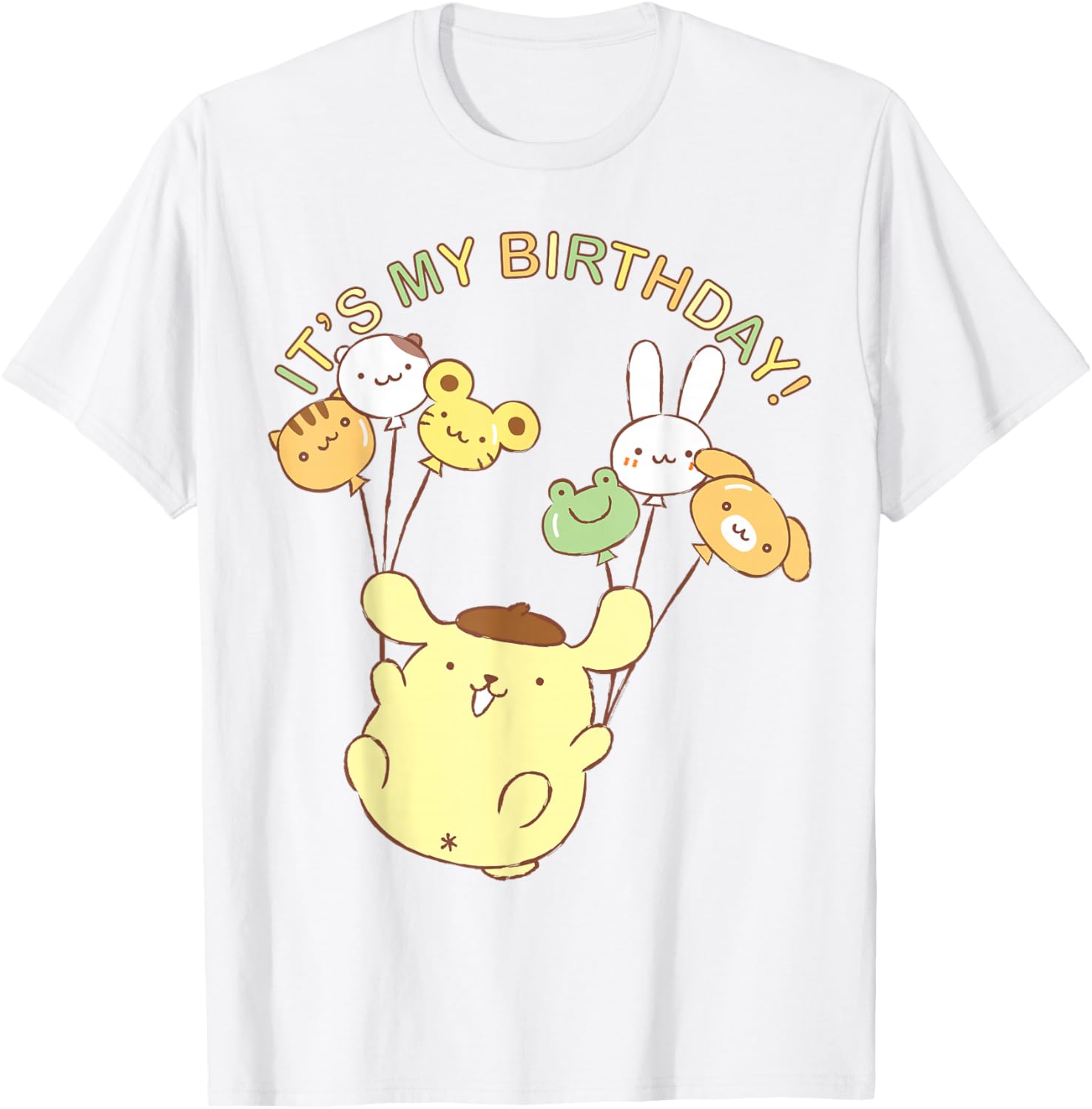 Pompompurin It's My Birthday T-Shirt Cute Design for Celebrations - 14