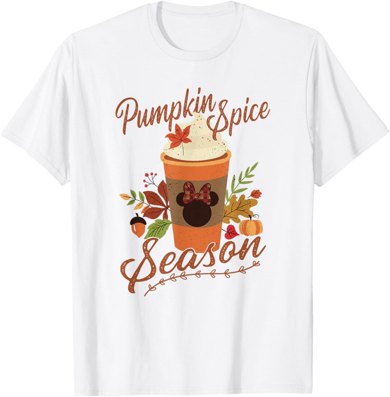 Disney Mickey And Friends Pumpkin Spice T-Shirt for Fall Fun - 4