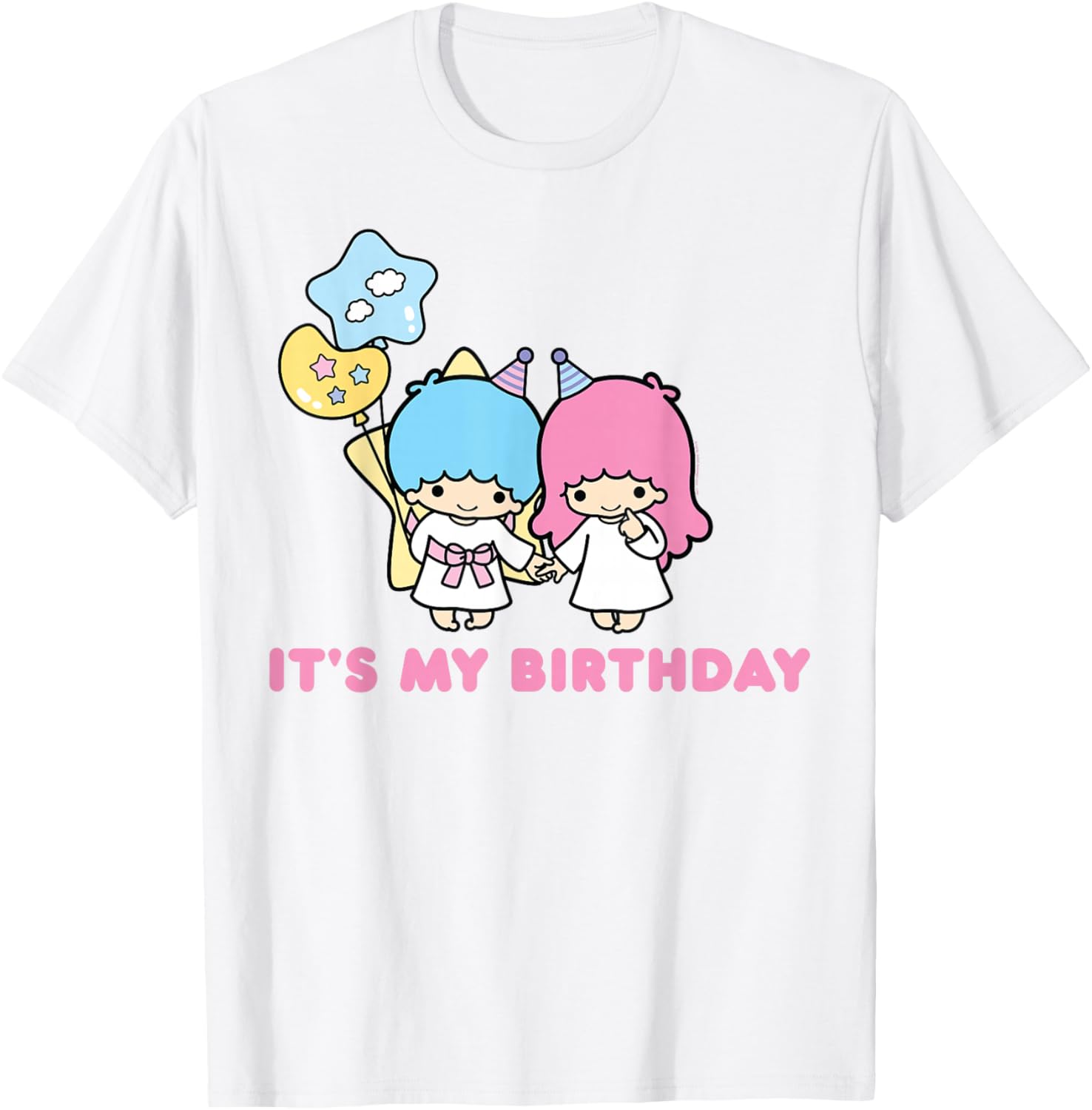 Little Twin Stars Birthday T-Shirt for Kids – Fun and Colorful Design - 13