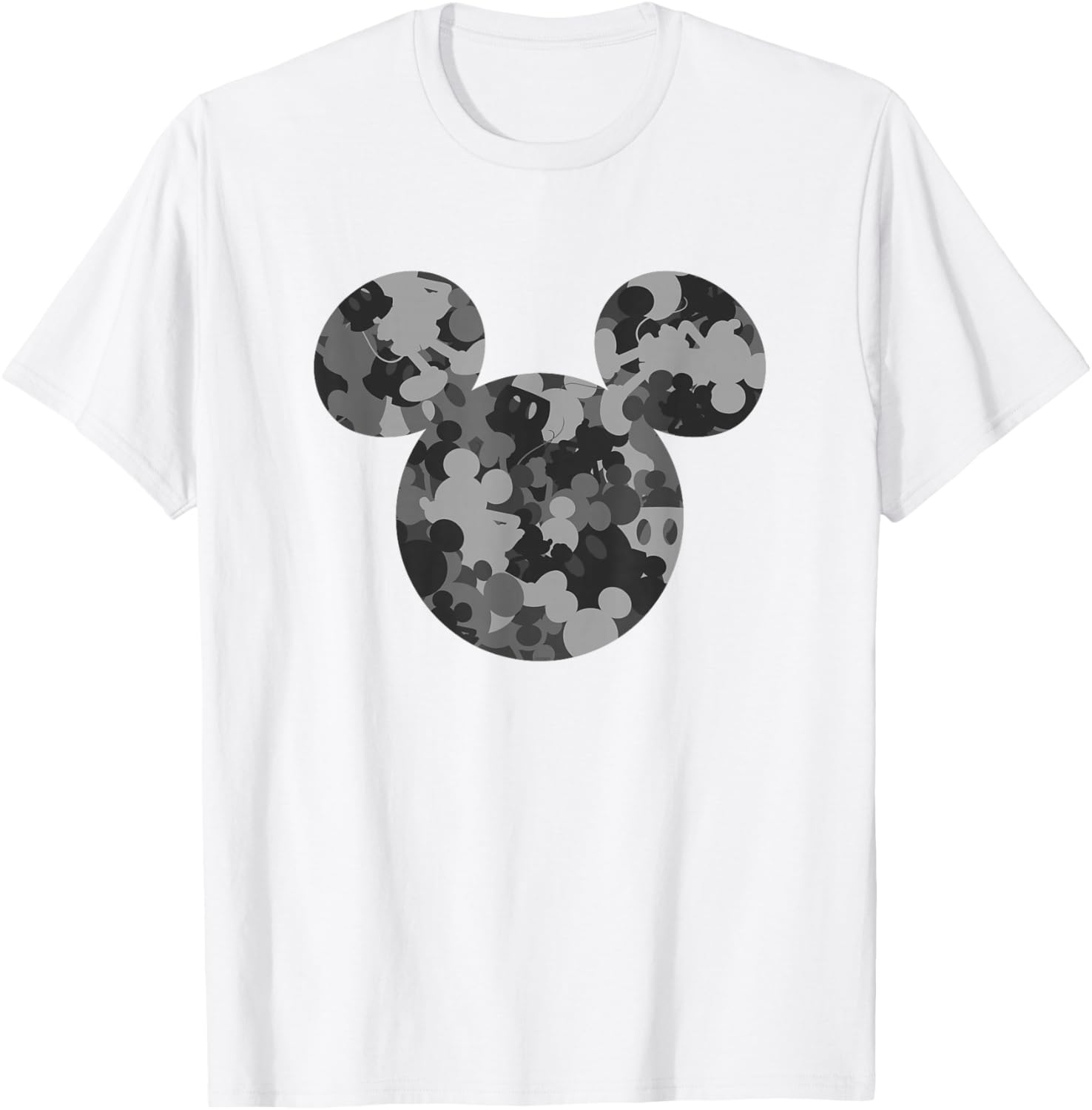 Disney Mickey Mouse Camo Gray T-Shirt for Fun and Stylish Kids - 9