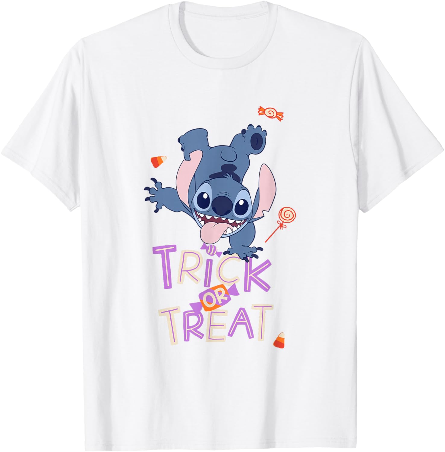 Cute Lilo & Stitch Halloween Trick or Treat T-Shirt for Kids and Adults - 7