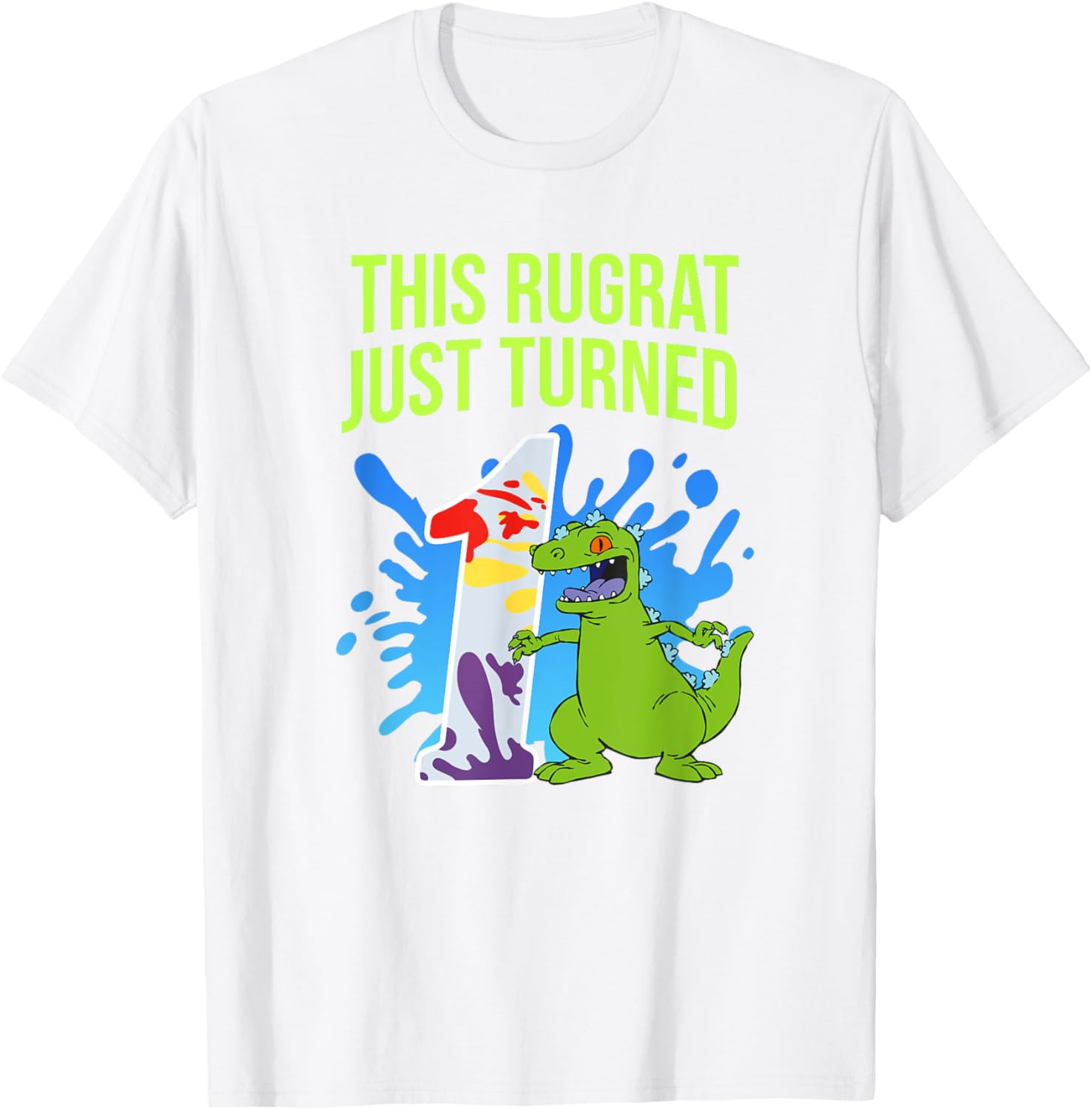 Mademark x Rugrats 1st Birthday T-Shirt for Kids Fun Celebration Wear - 9
