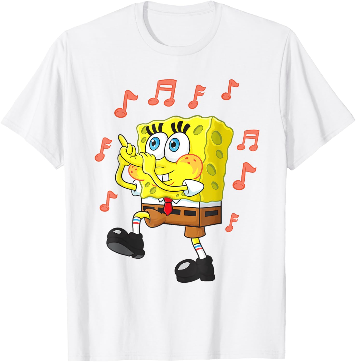 Mademark SpongeBob SquarePants Nose Flute T-Shirt for Fun Fans - 7