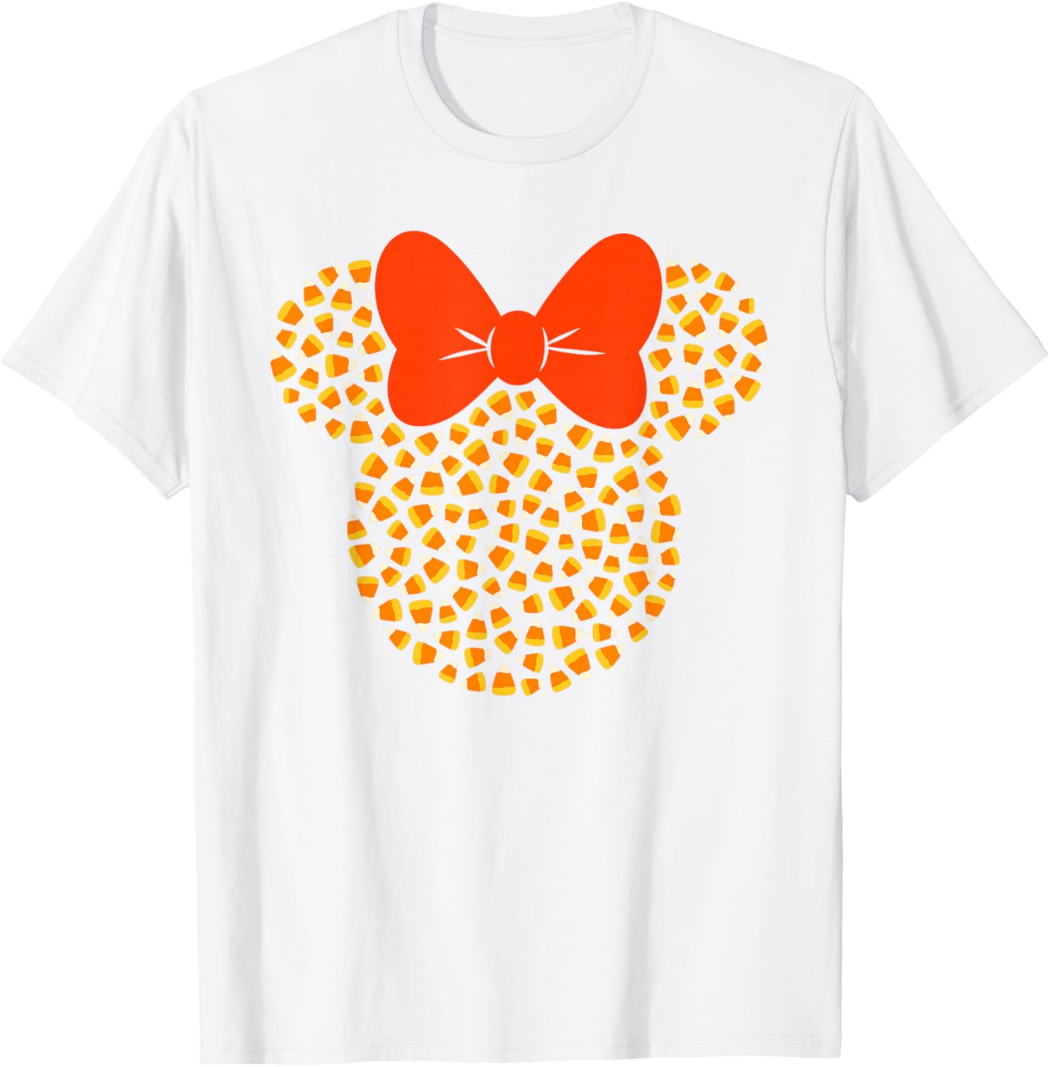 Disney Minnie Mouse Candy Corn Halloween T-Shirt for Fun Fall Celebrations - 12