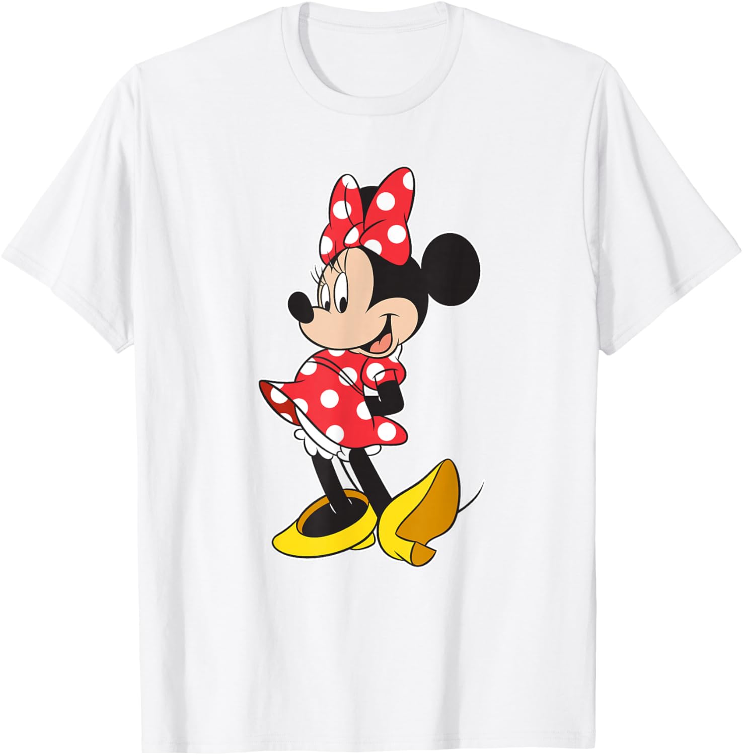Cute Disney Minnie Mouse Classic Pose T-Shirt for Kids and Adults - 18
