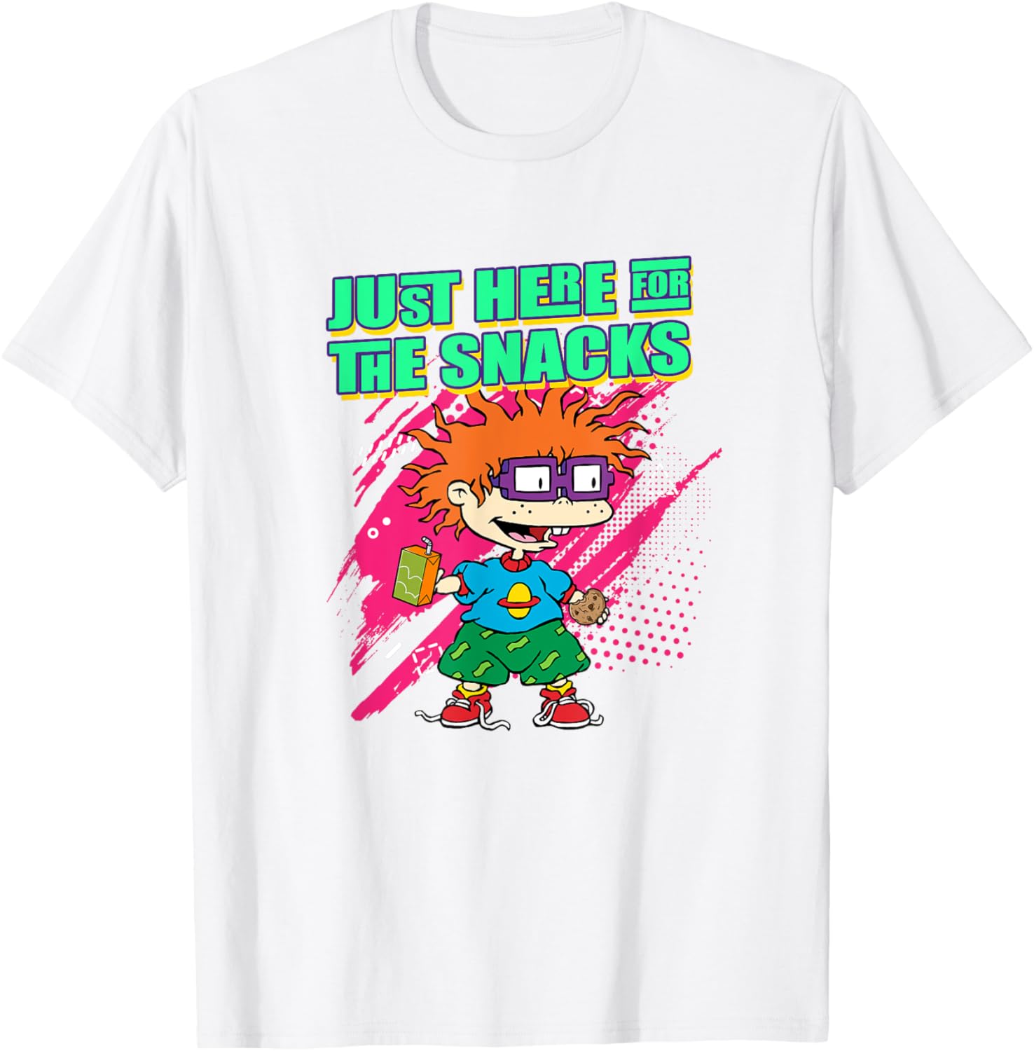 Mademark Rugrats Chuckie Snack T-Shirt for Fun Fashion Lovers - 2