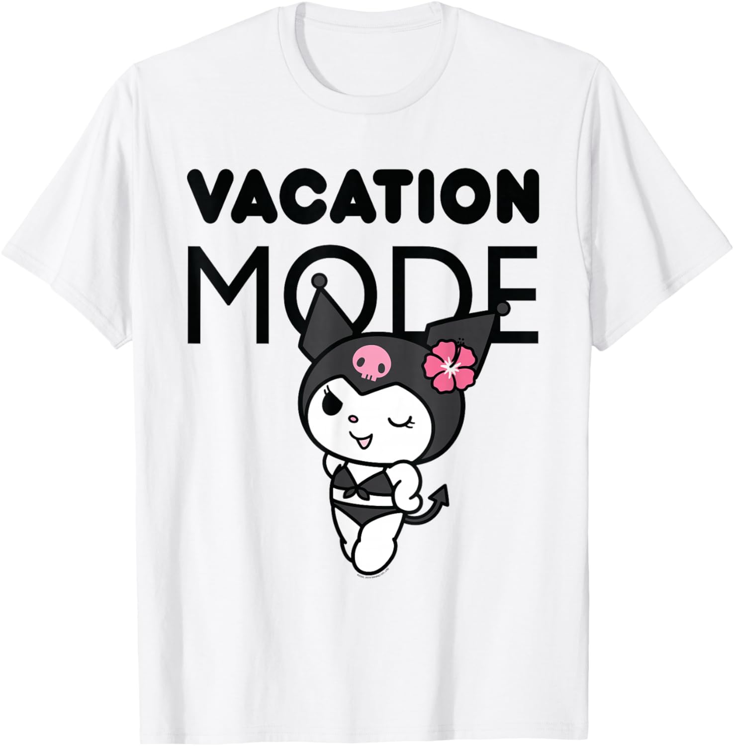 Kuromi Vacation Mode T-Shirt for Fun Summer Outfits and Casual Style - 5