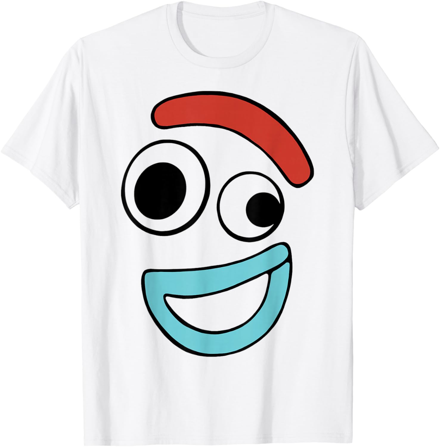 Disney Pixar Toy Story 4 Forky Happy Face T-Shirt for Kids and Adults - 2