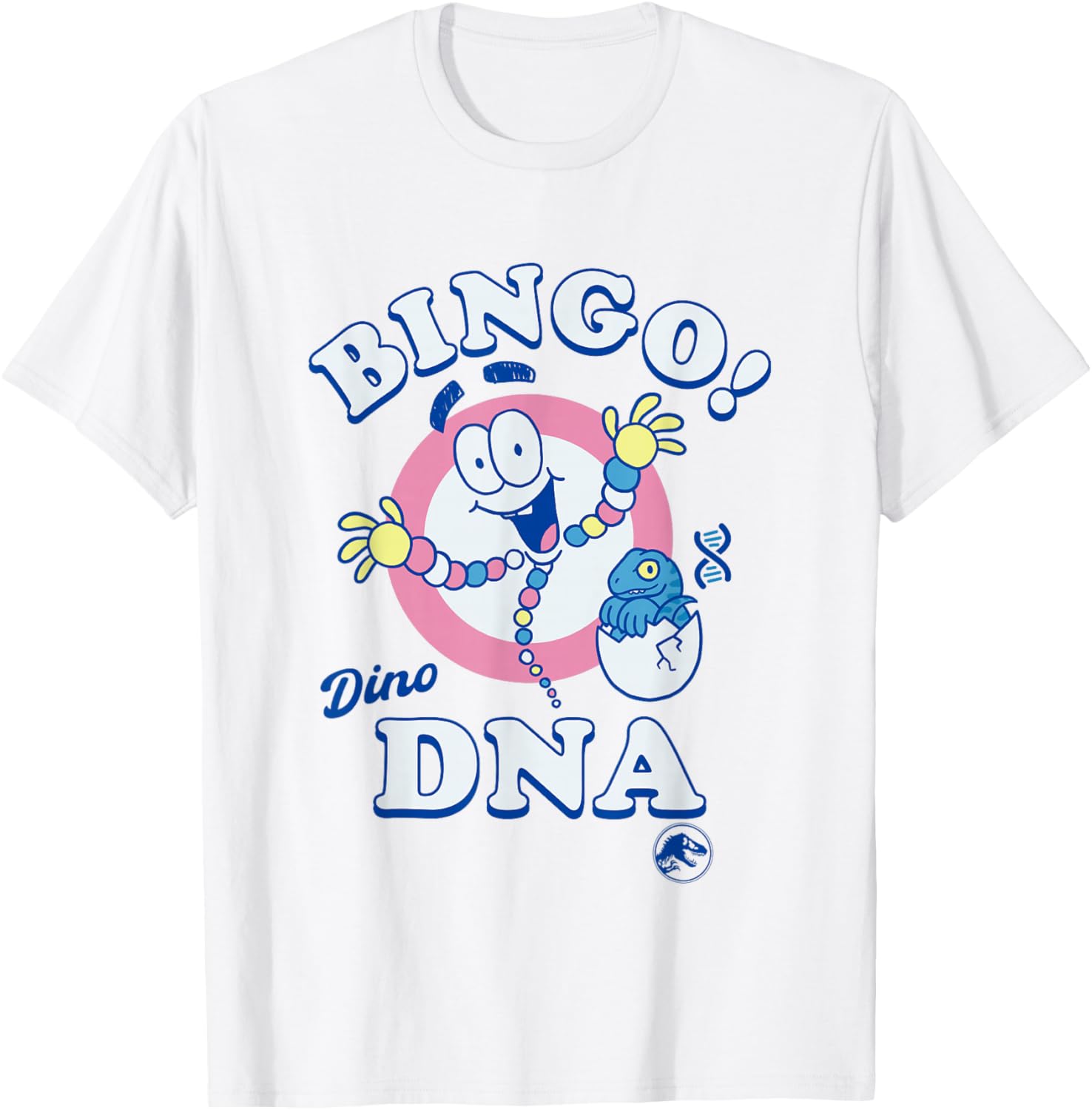 Jurassic Park Bingo Dino DNA Pastel T-Shirt for Fun Dino Lovers - 2