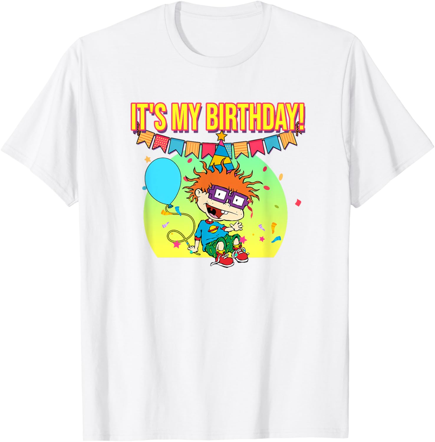 Mademark Rugrats Chuckie Finster Birthday T-Shirt for Kids and Adults - 5