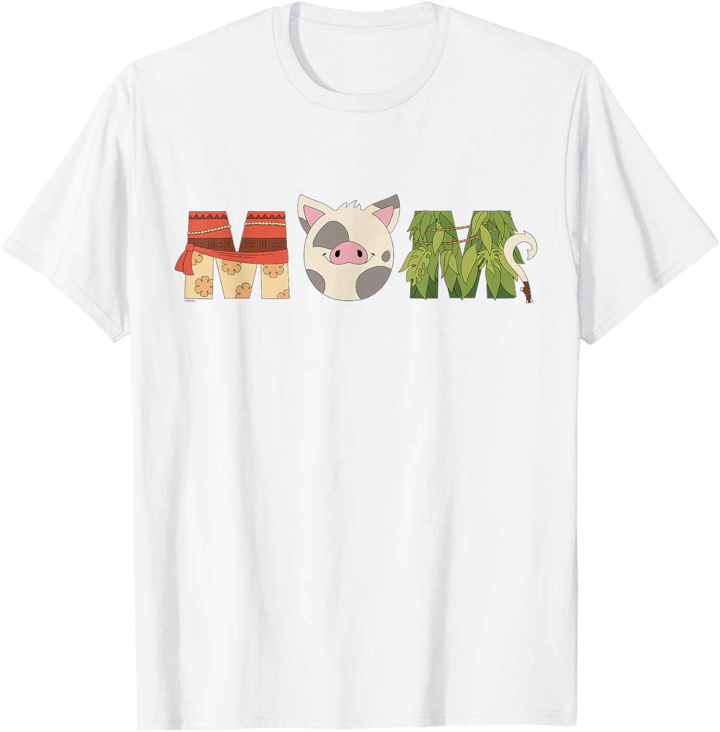 Disney Moana Best Mom T-Shirt featuring Pua and Maui for Mother's Day - 14