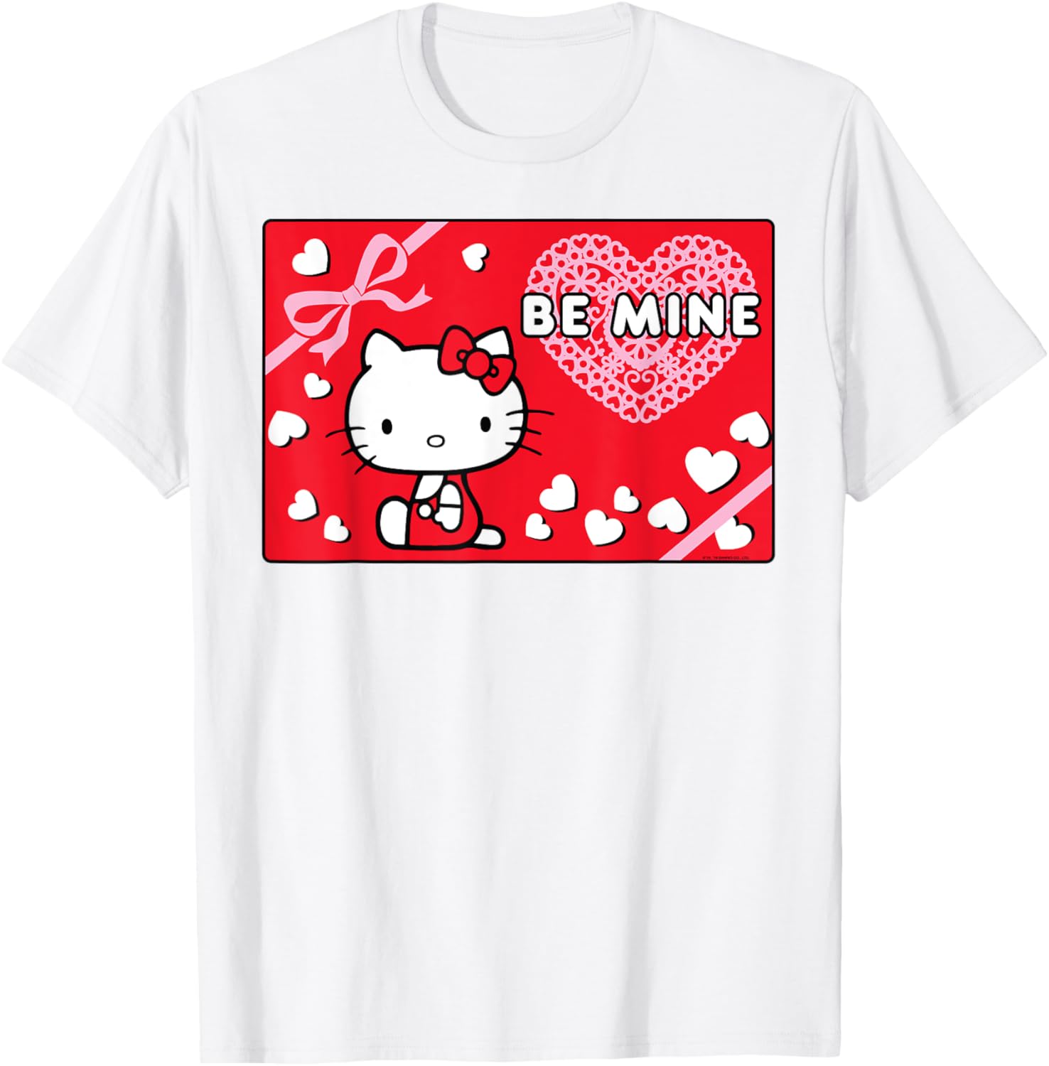 Cute Hello Kitty Valentine's Day Be Mine T-Shirt for Kids and Adults - 9