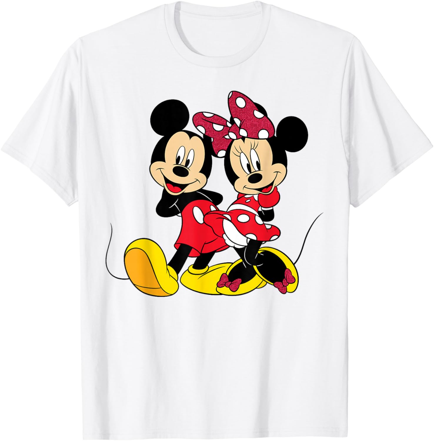 Disney Mickey and Minnie Mouse T-Shirt for Kids and Adults Fashion Fun - 5