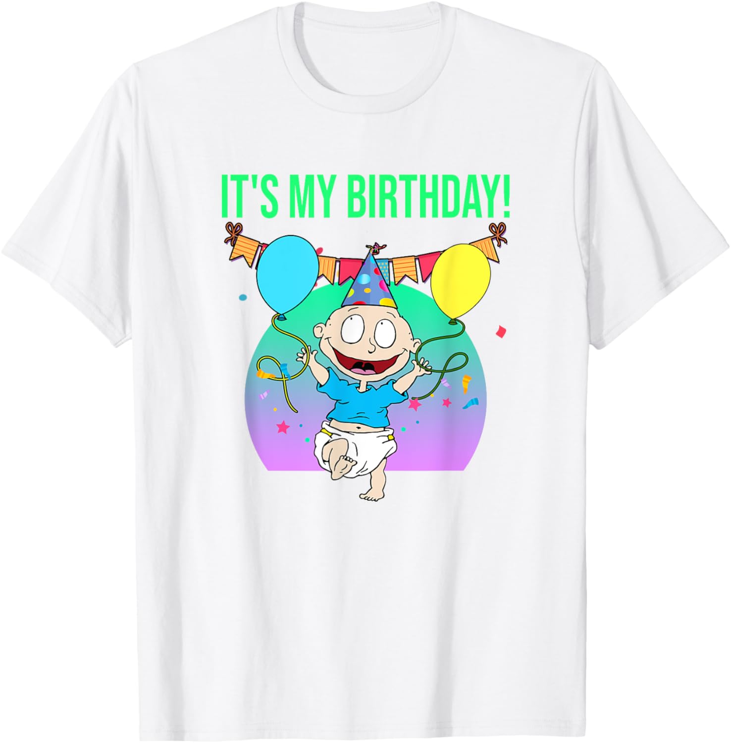 Mademark Rugrats Tommy Pickles Birthday T-Shirt for Kids and Adults - 11
