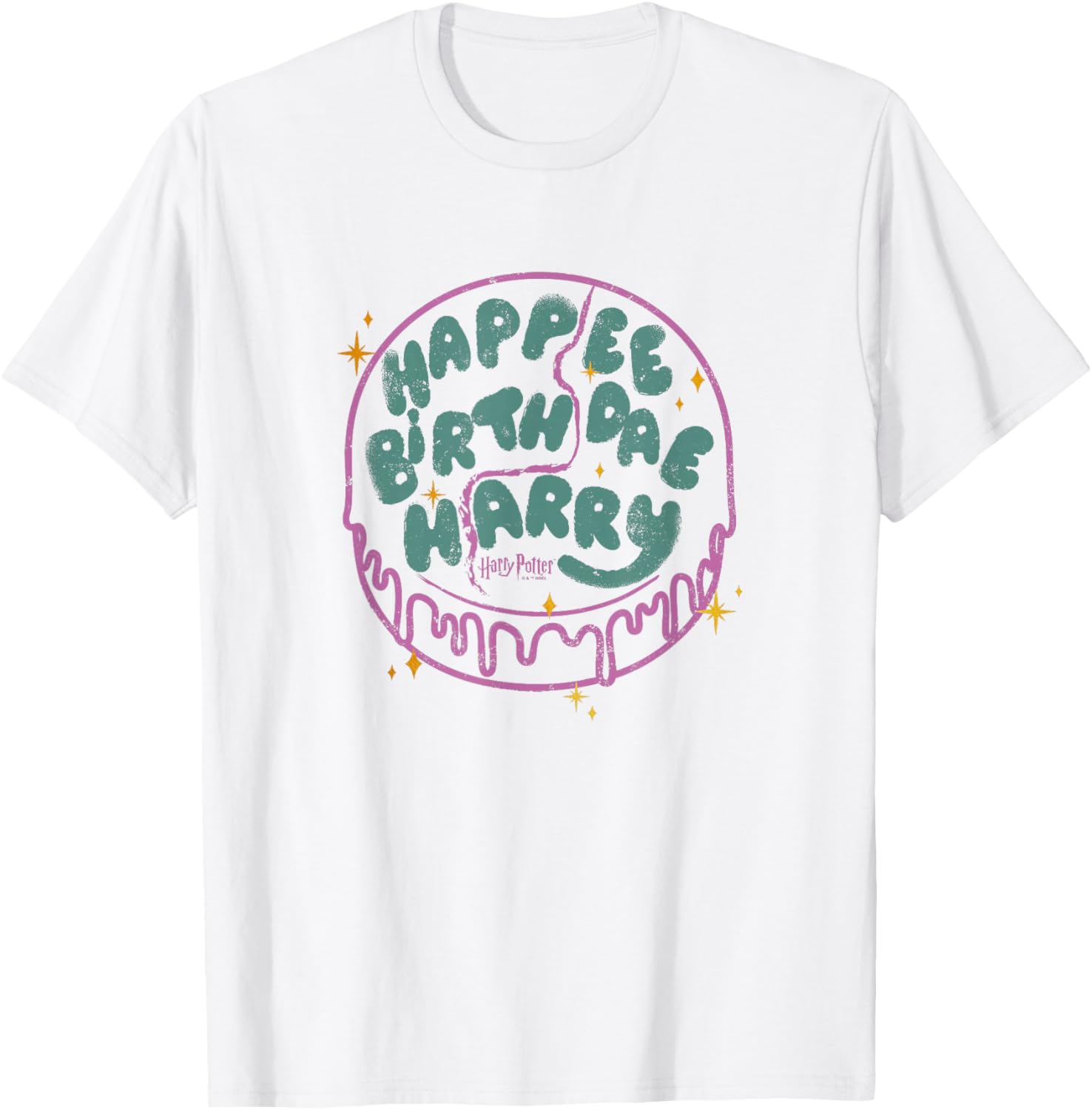 Harry Potter Happee Birthdae Retro T-Shirt for Magical Celebrations - 4
