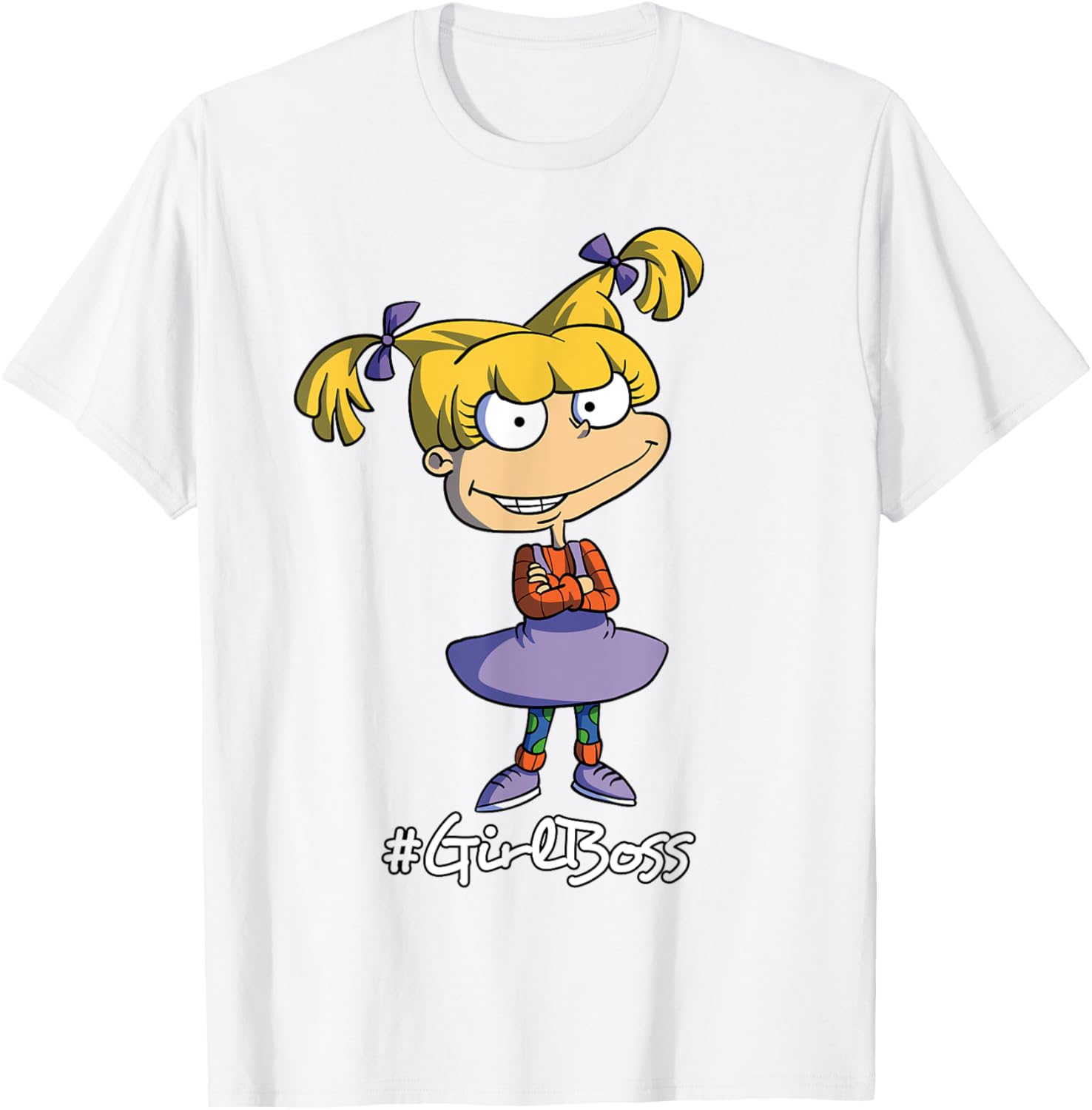 Mademark x Rugrats Angelica Pickles Girl Boss T-Shirt for Kids - 15