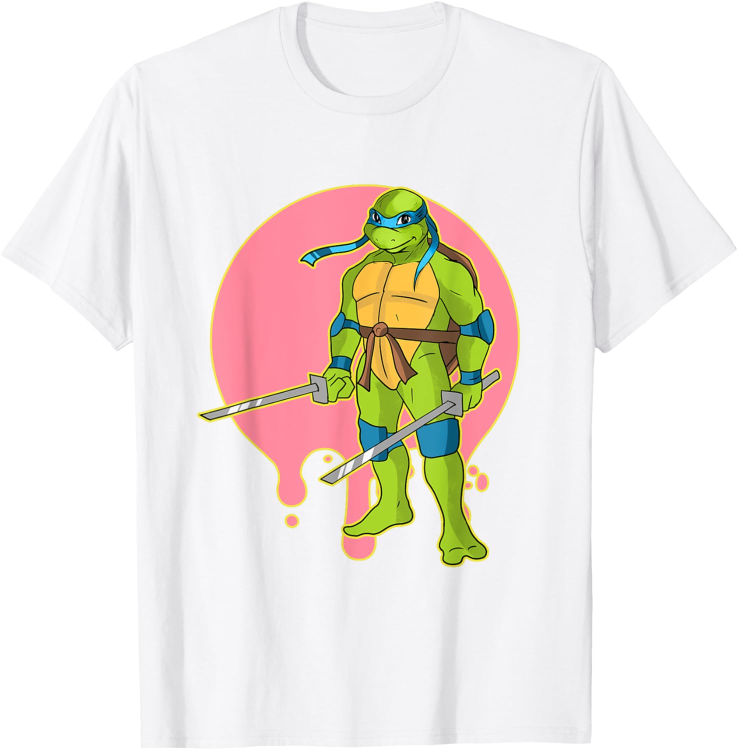 Mademark Teenage Mutant Ninja Turtles Leonardo Paint T-Shirt for Fans - 1
