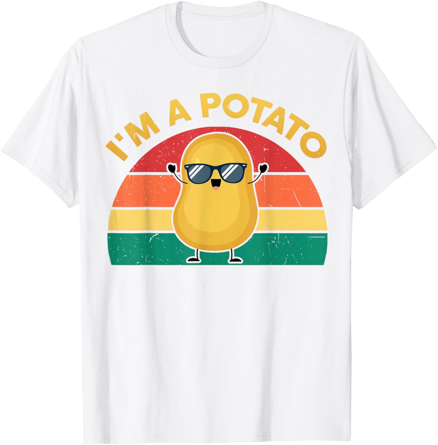 Funny I'm A Potato T-Shirt for Kids - Cute Graphic Tee for Boys and Girls - 17